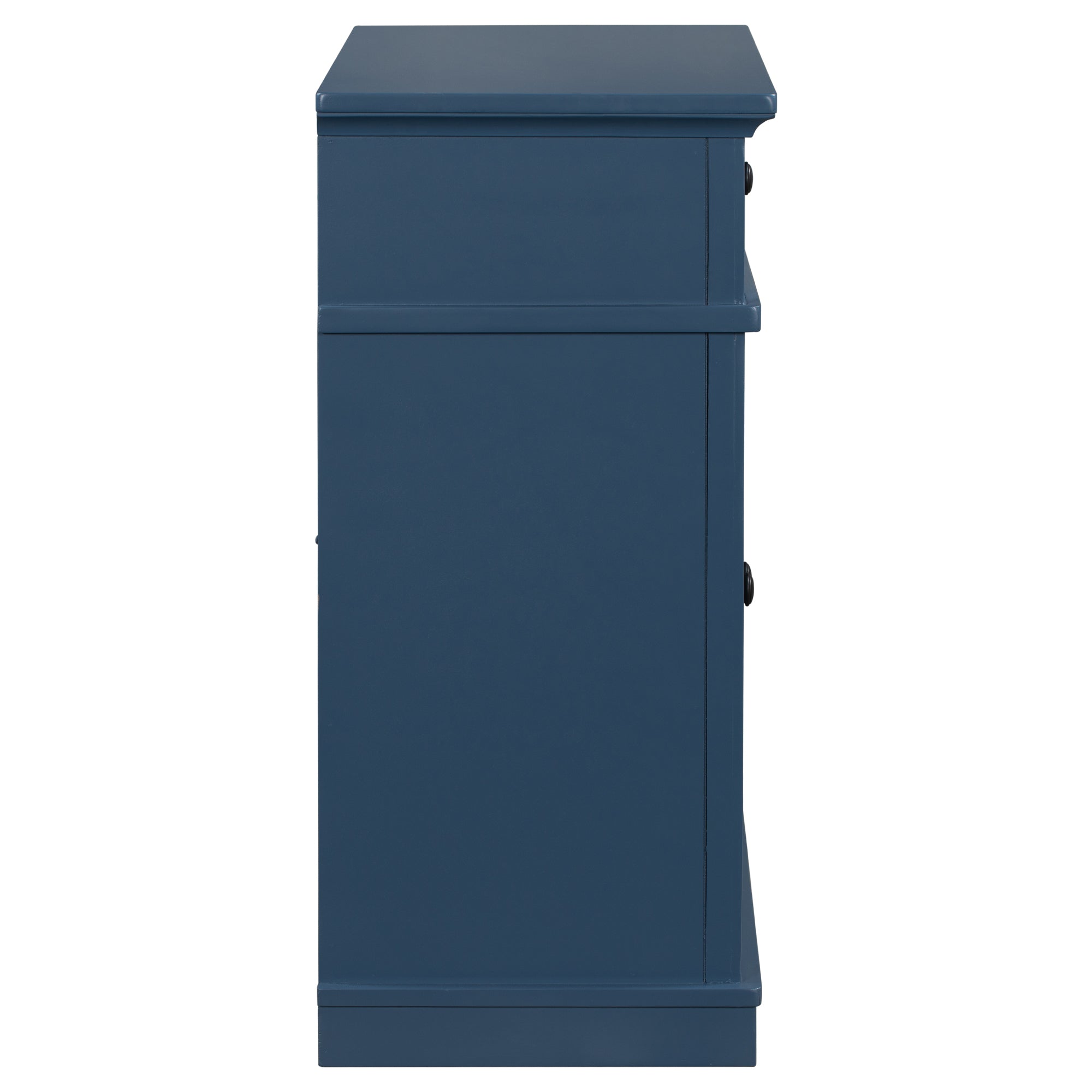 30" Tall Wood 2-door Accent Cabinet with 1 Drawer