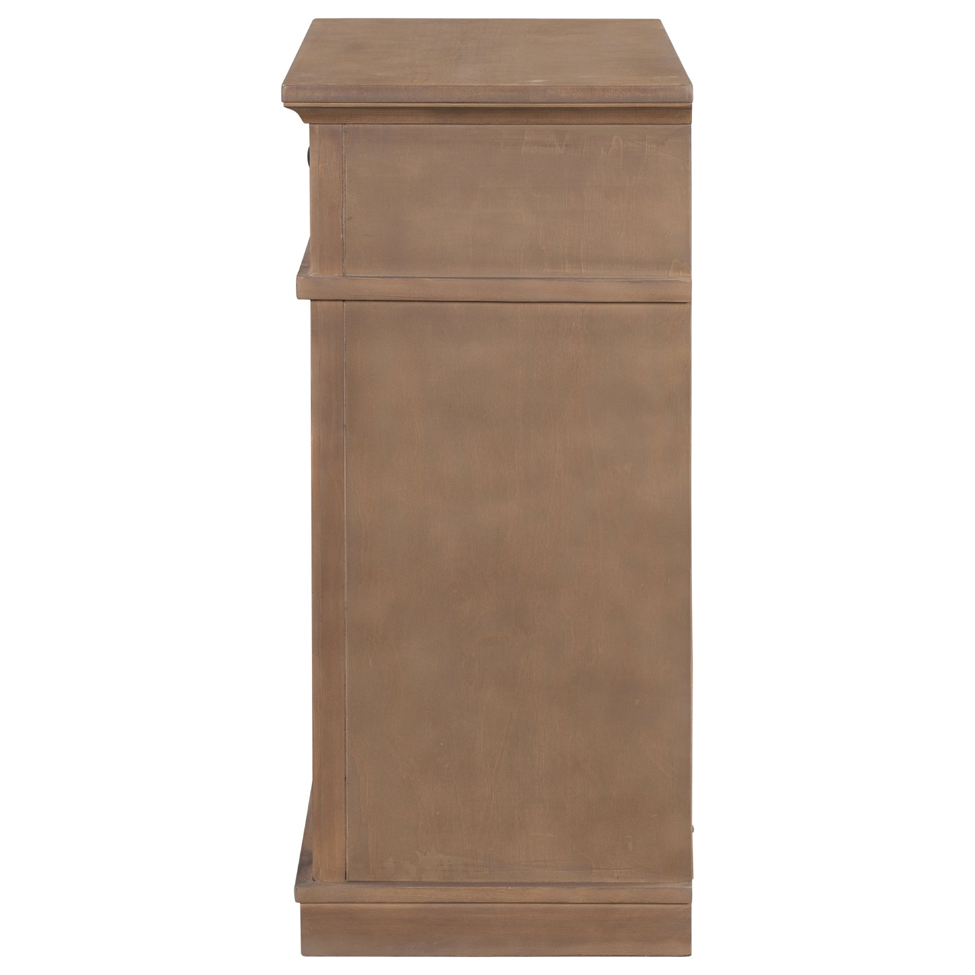 30" Tall Wood 2-door Accent Cabinet with 1 Drawer