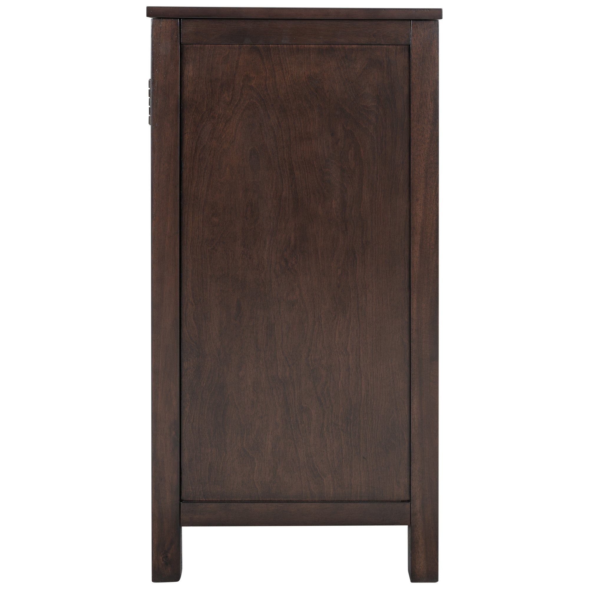 32" Tall Wood 2-door Accent Cabinet with Adjustable Shelf