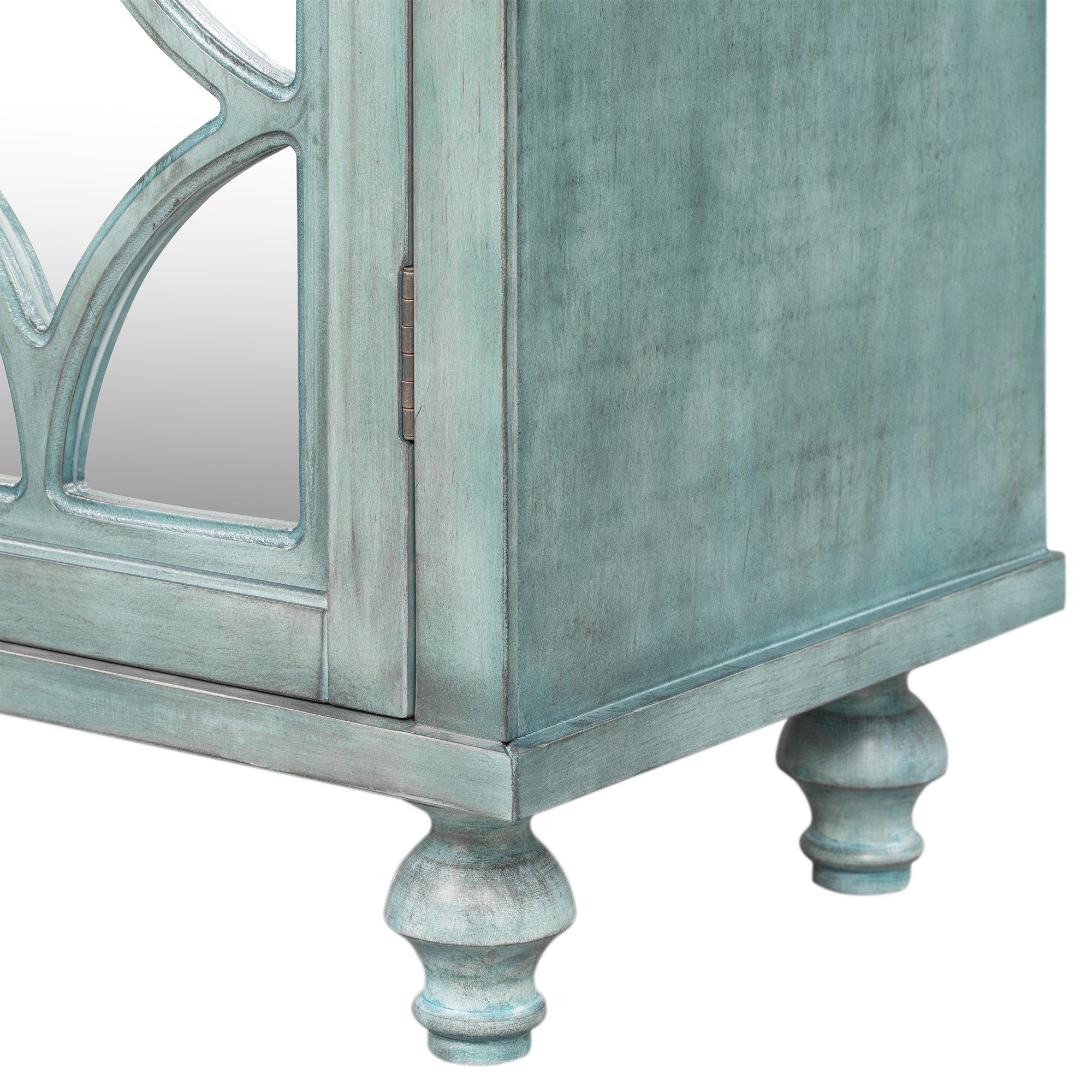 48-inch Wood Sideboard with Exterior Shelf and 2 Drawers