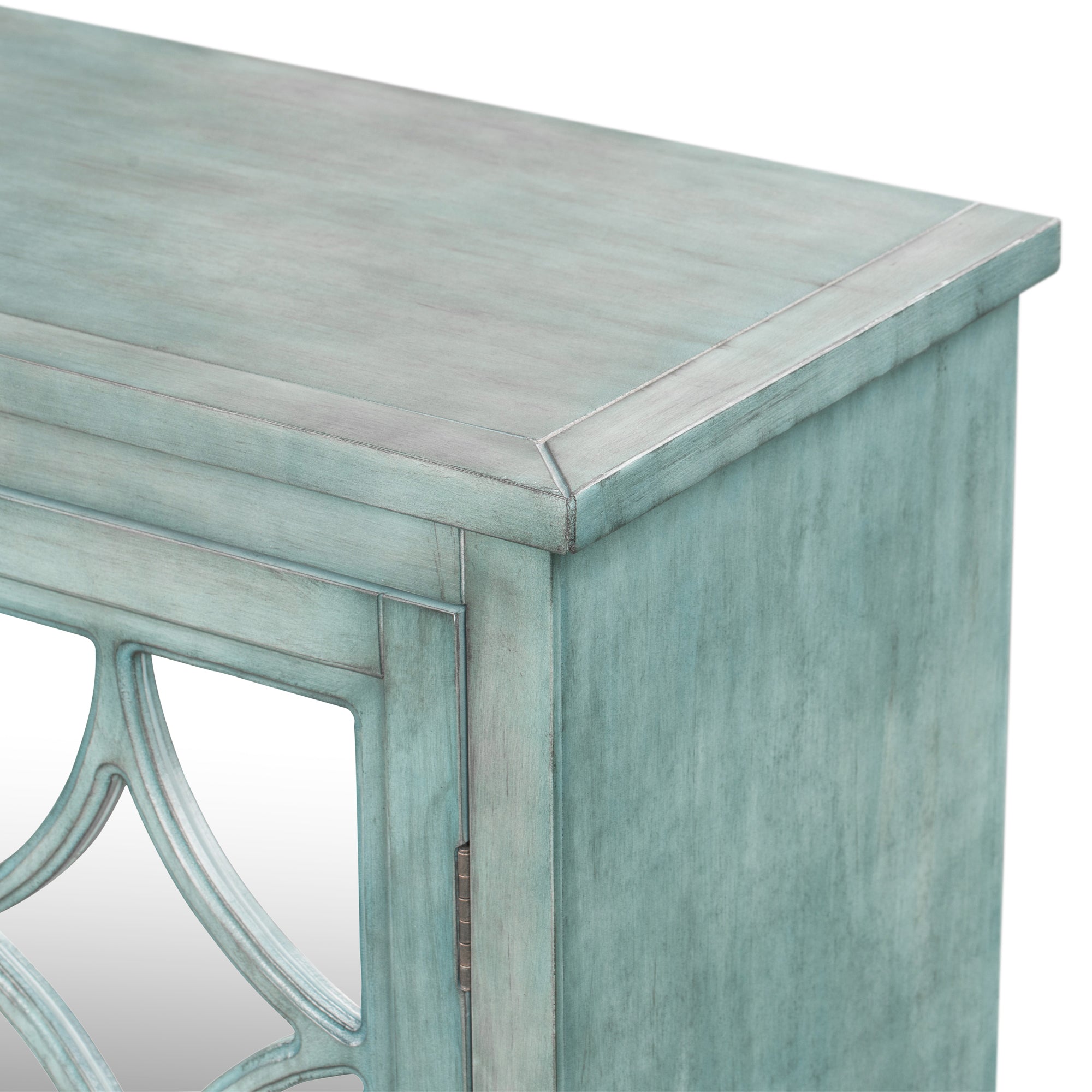 48-inch Wood Sideboard with Exterior Shelf and 2 Drawers