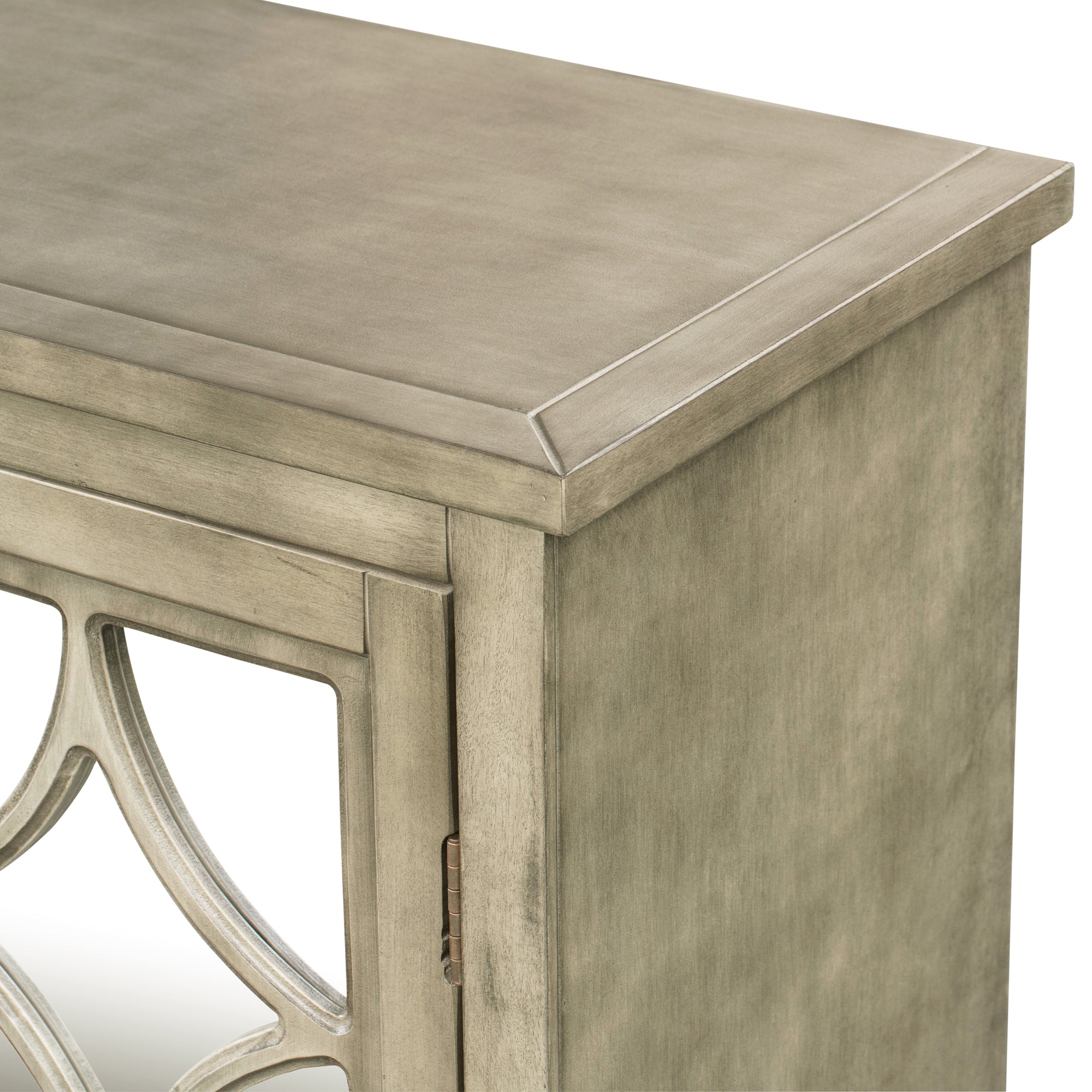 48-inch Wood Sideboard with Exterior Shelf and 2 Drawers
