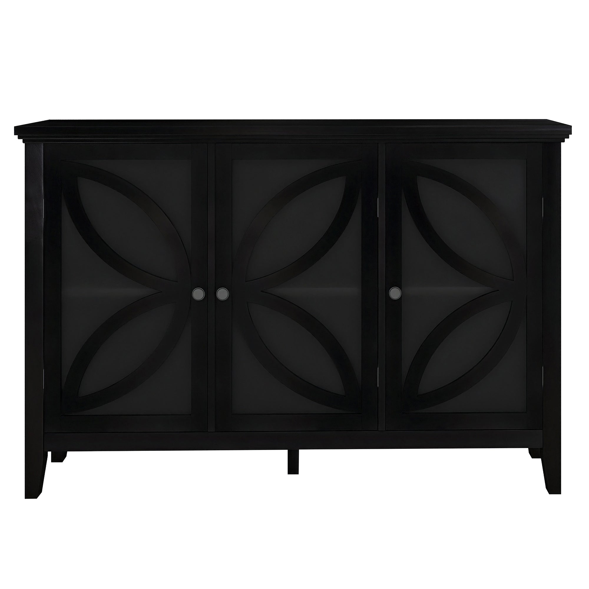 48-inch Wood Sideboard with Adjustable Shelf