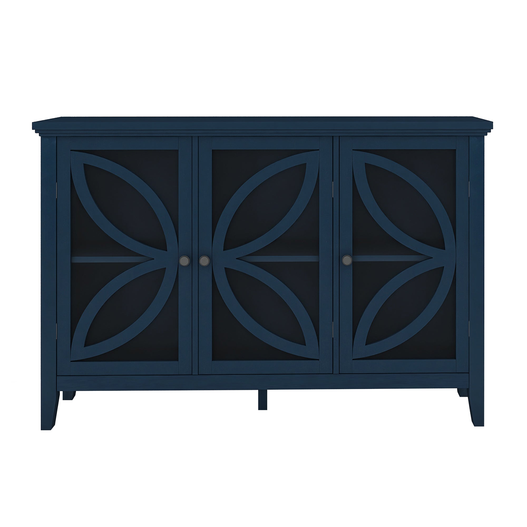 48-inch Wood Sideboard with Adjustable Shelf