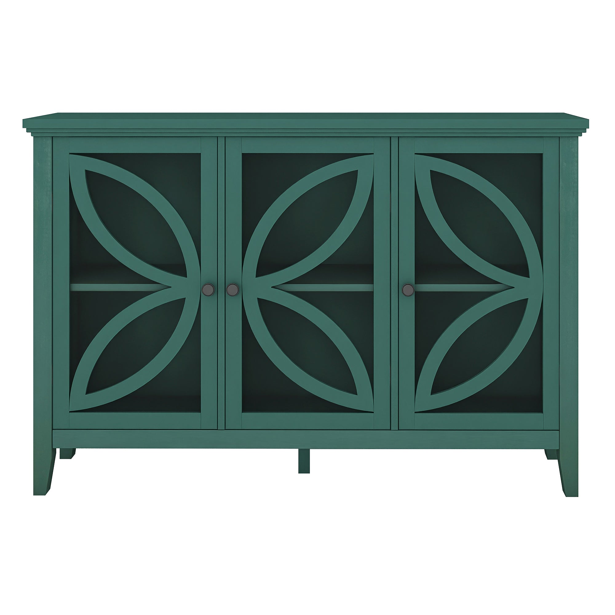 48-inch Wood Sideboard with Adjustable Shelf