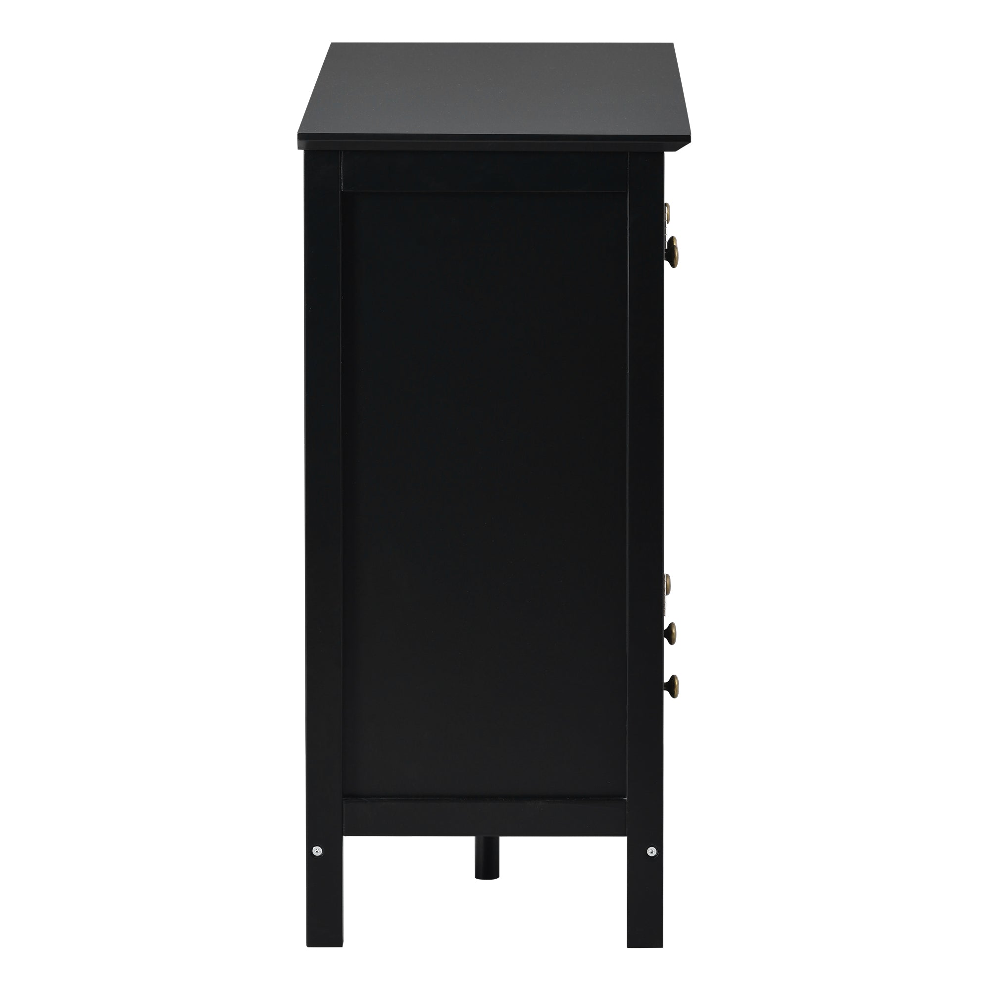 45-inch Wood Sideboard with 2 Doors and 3 Drawers