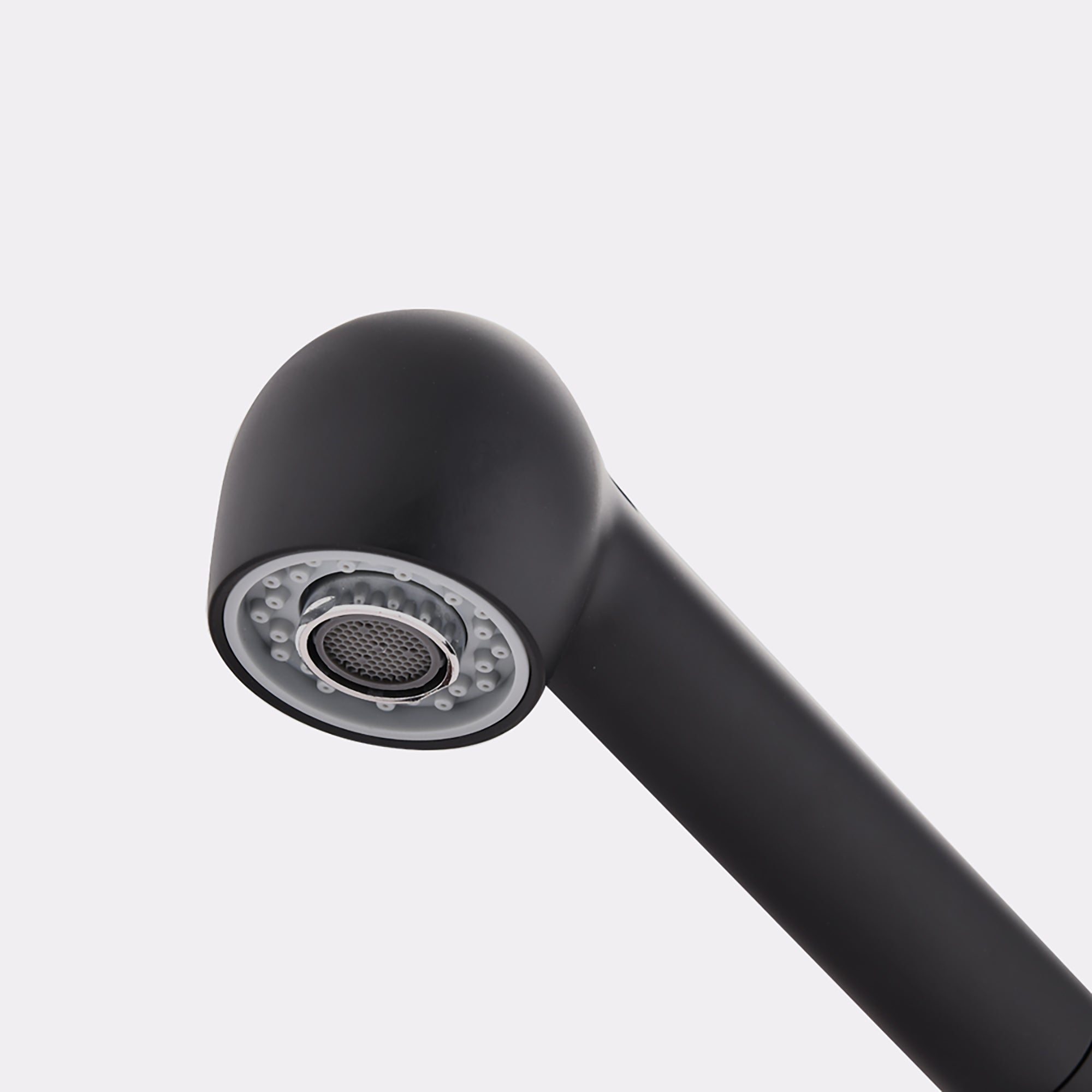 Single Handle Pull Out Kitchen Faucet in Matte Black