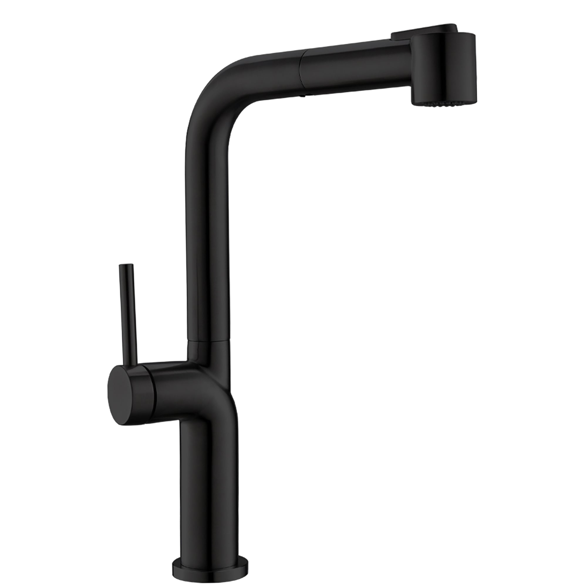 Single Handle Deck Mounted High Arc Pull Out Kitchen Faucet