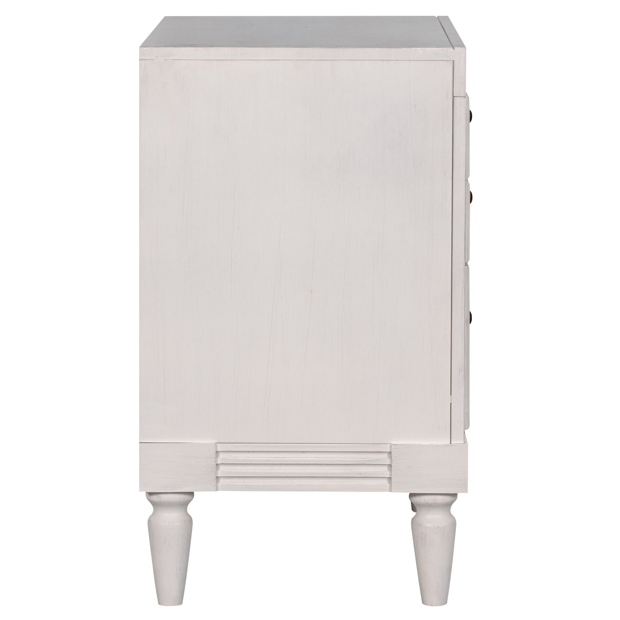 3-Drawer Wood Nightstand