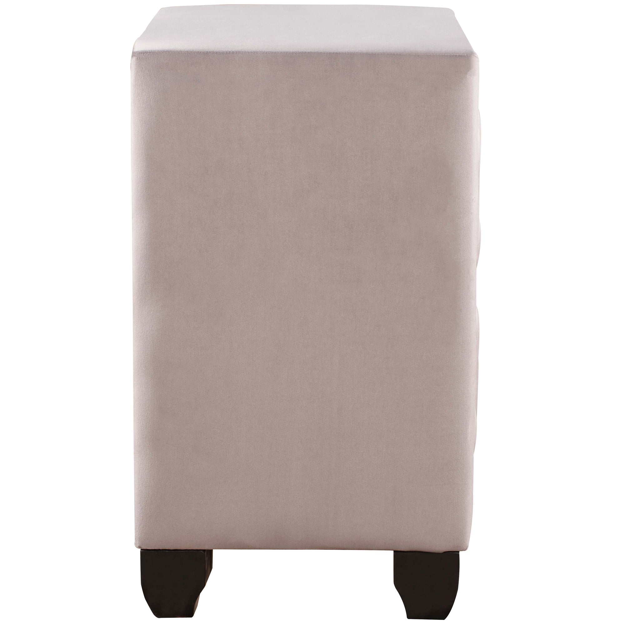 28" Tall 2-Drawer Upholstery Nightstand