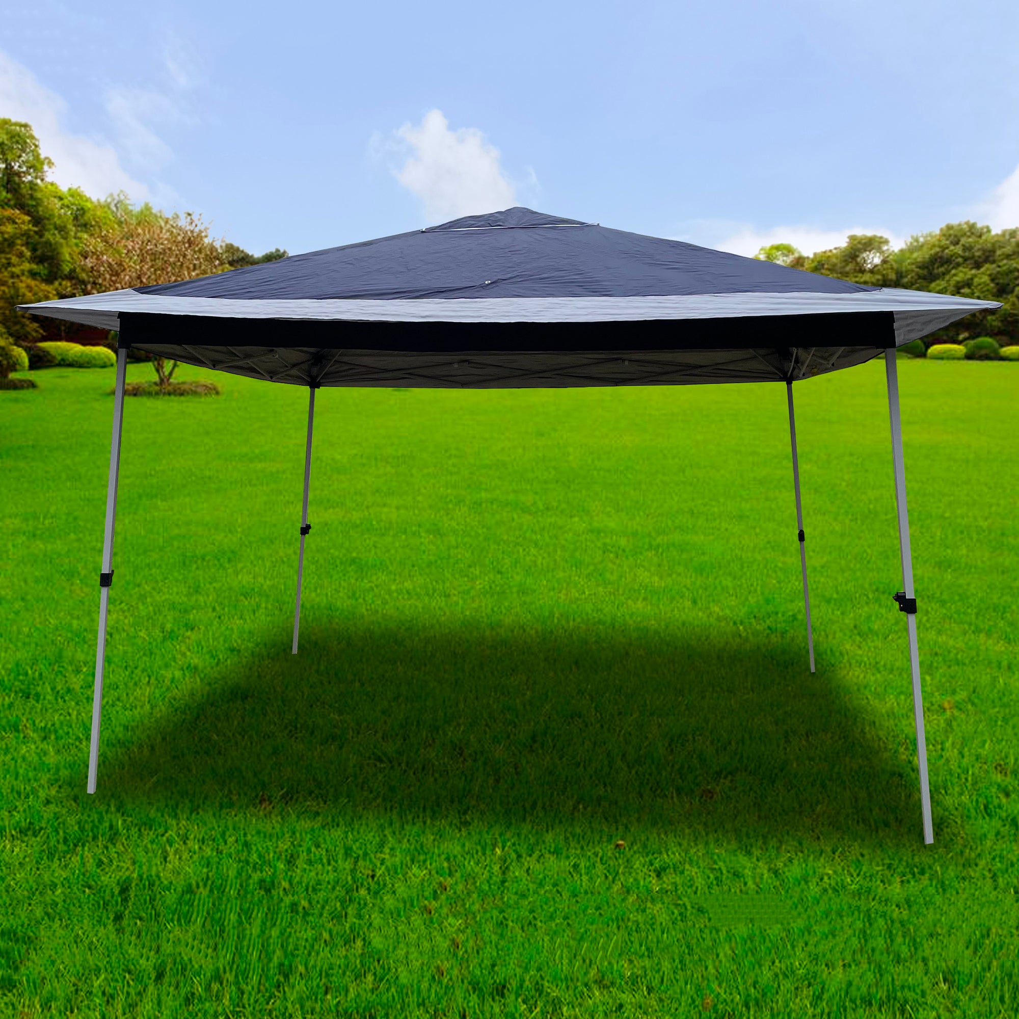 12' X 12'  Steel Polyester Pop-Up Outdoor Canopy Gazebo Tent with Storage Bag