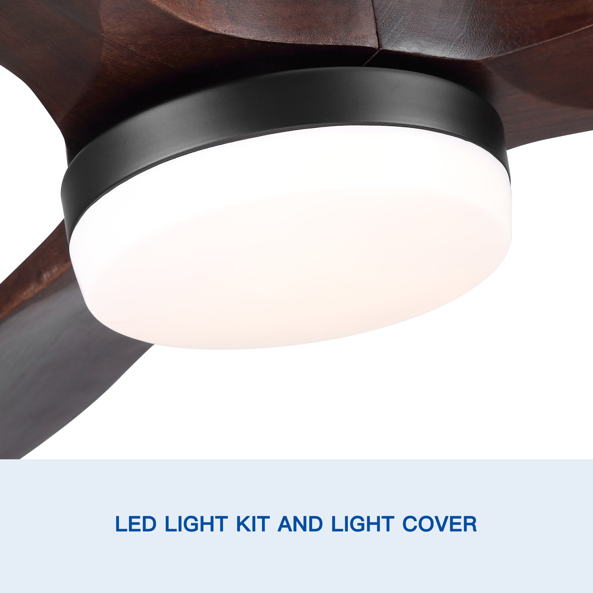 52" Ceiling Fan Light with Remote Control