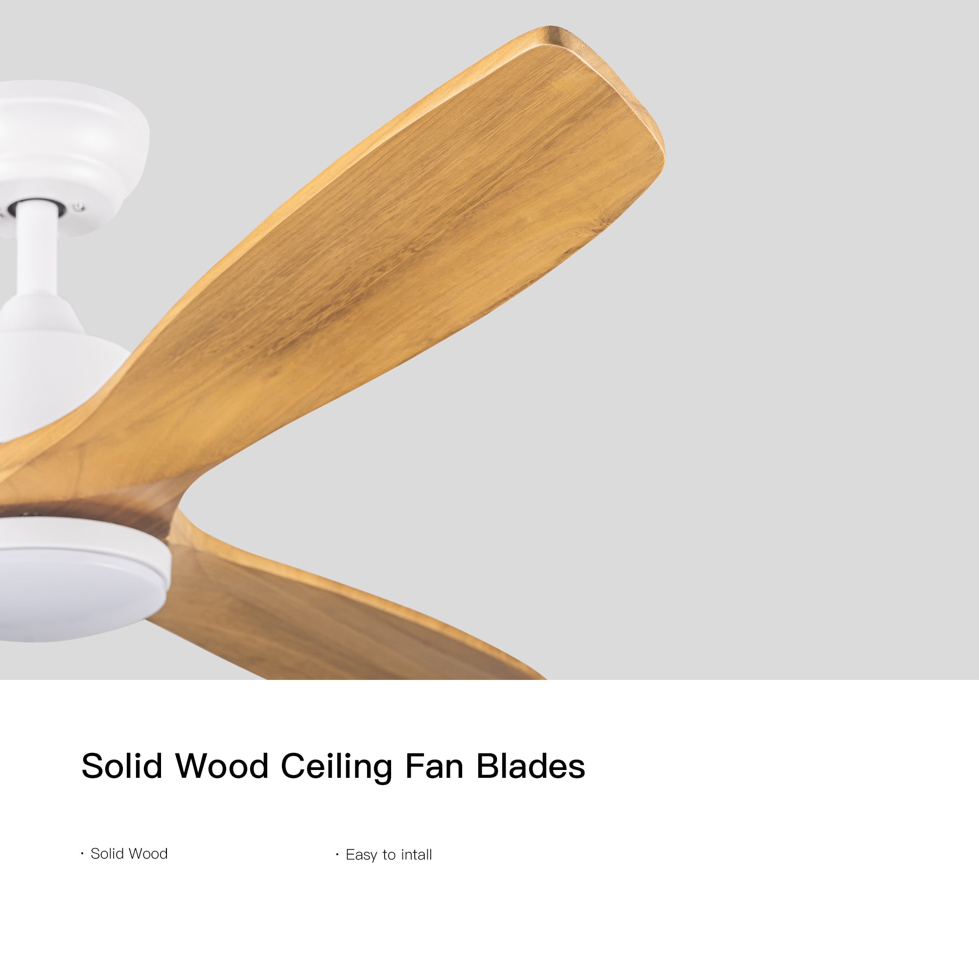 52" Ceiling Fan Light with Remote Control