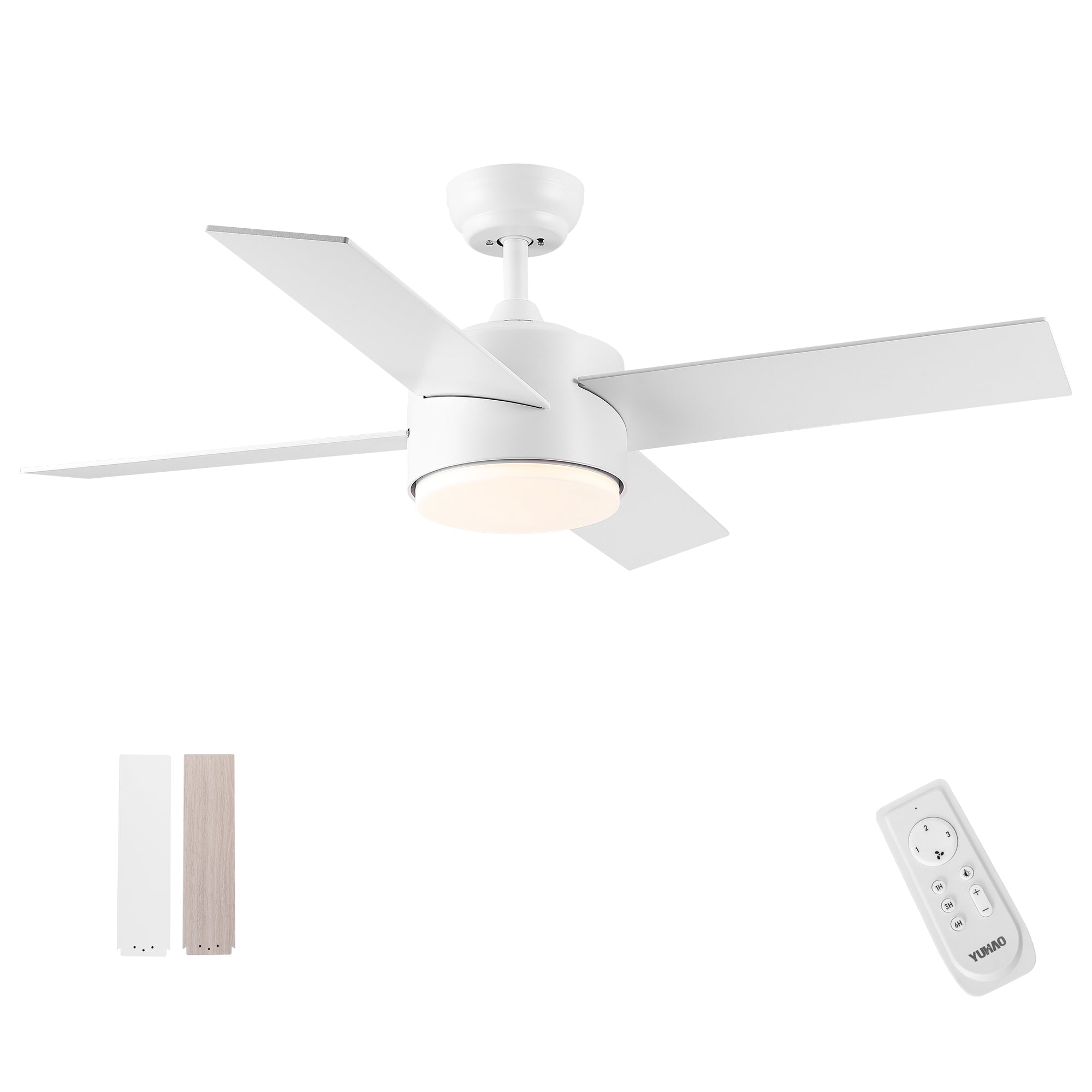 44" Ceiling Fan Light with Remote Control