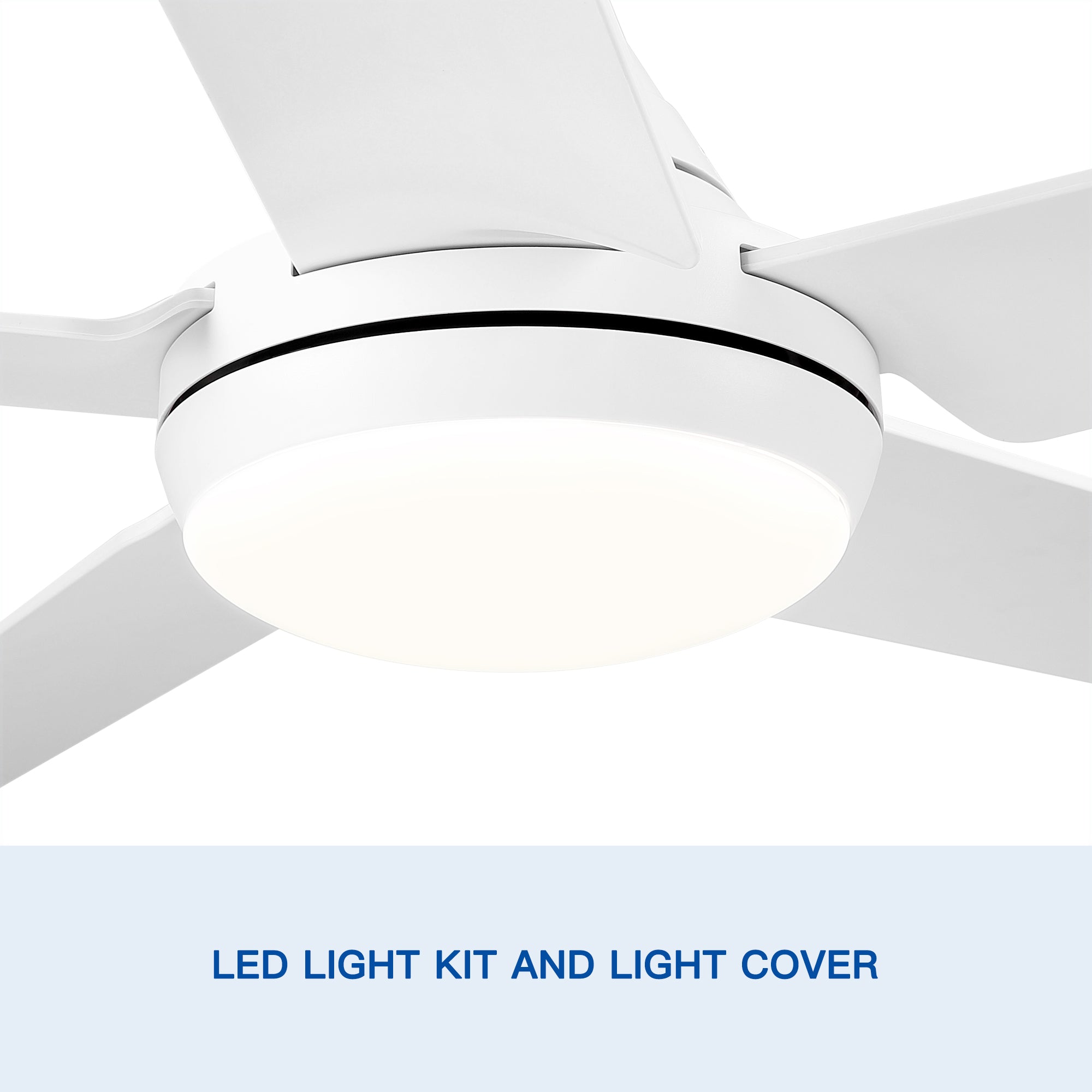 48" Ceiling Fan Light with Remote Control