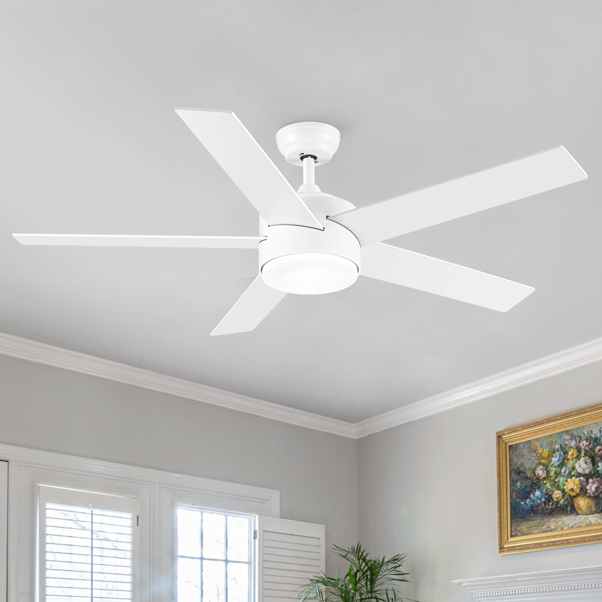 52" Ceiling Fan Light with Remote Control