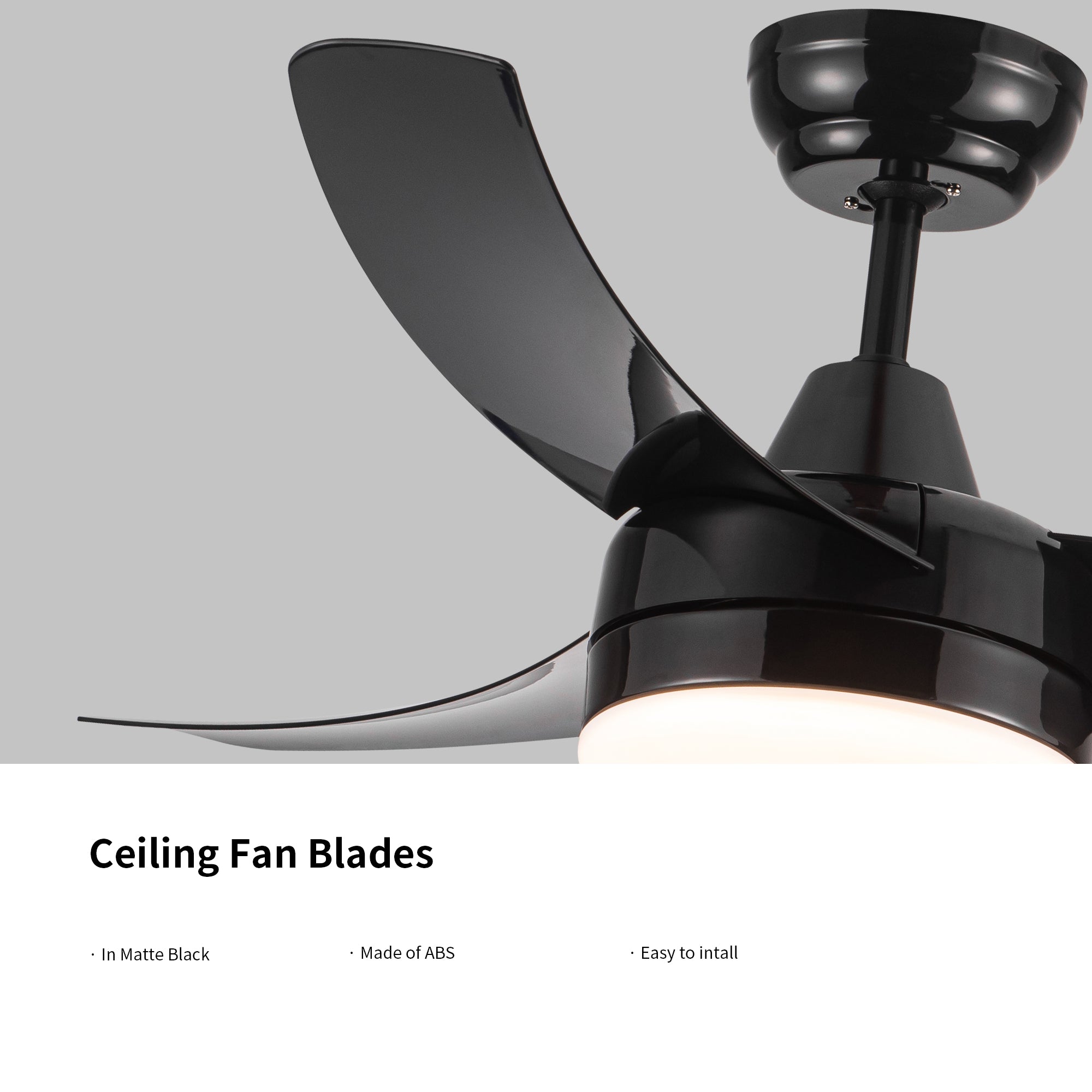 42" Ceiling Fan Light with Remote Control