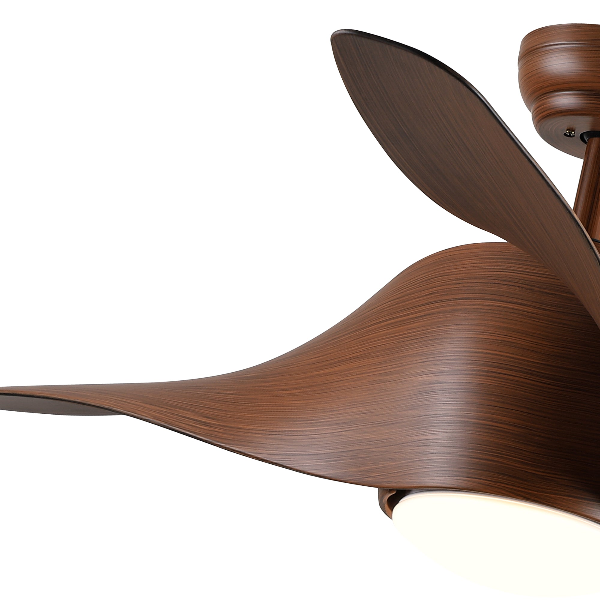 52" Ceiling Fan Light with Wood Grain Blade