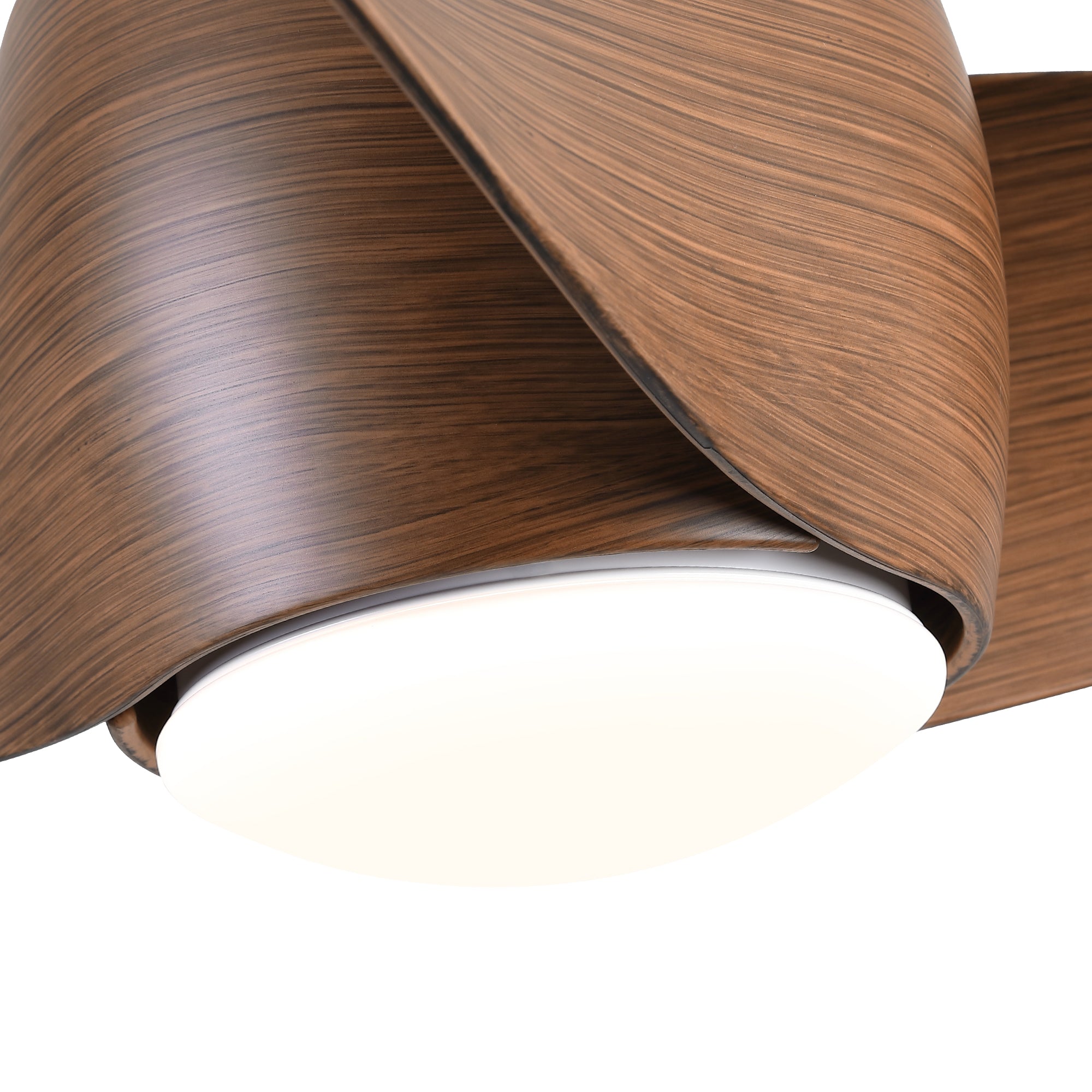52" Ceiling Fan Light with Wood Grain Blade