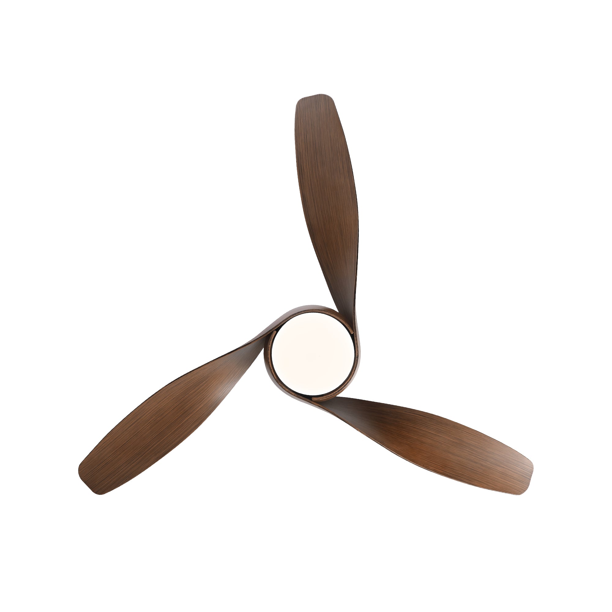 52" Ceiling Fan Light with Wood Grain Blade