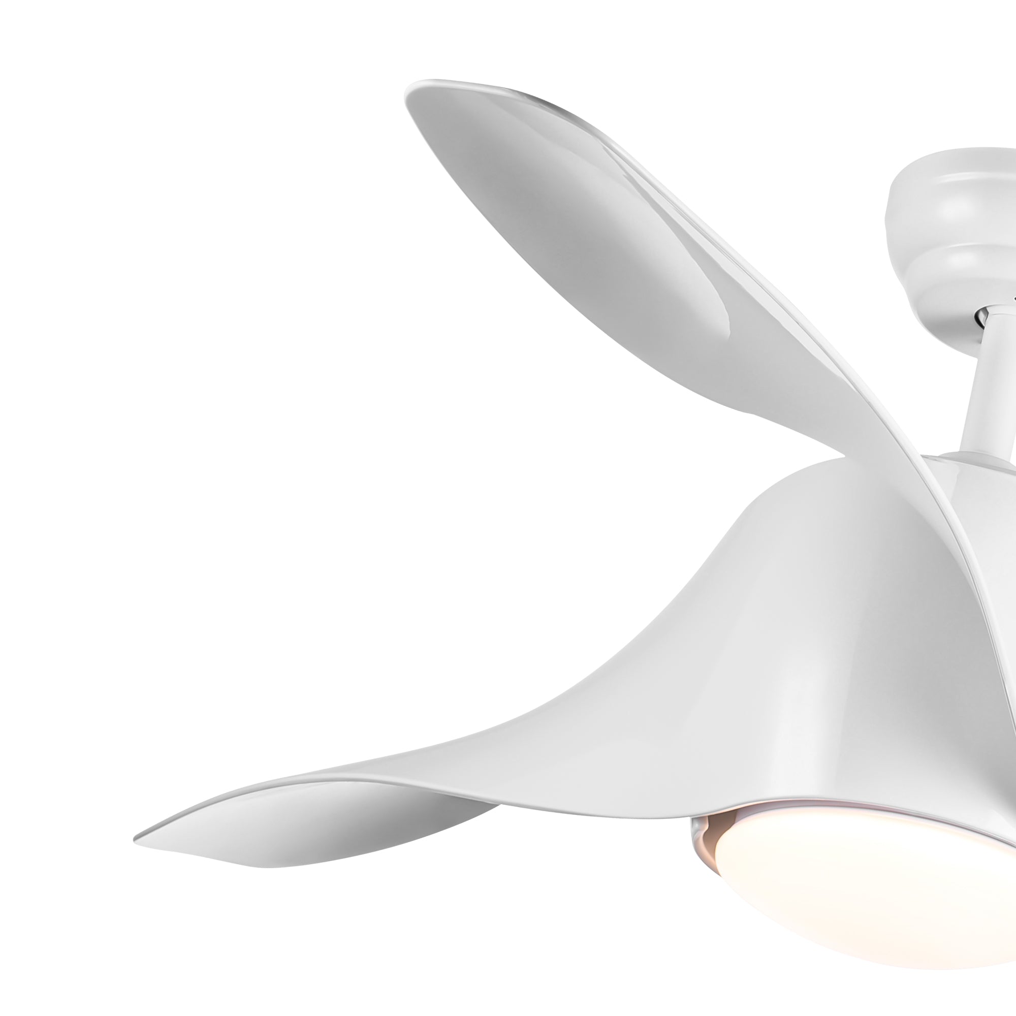 52" Ceiling Fan Light with Wood Grain Blade