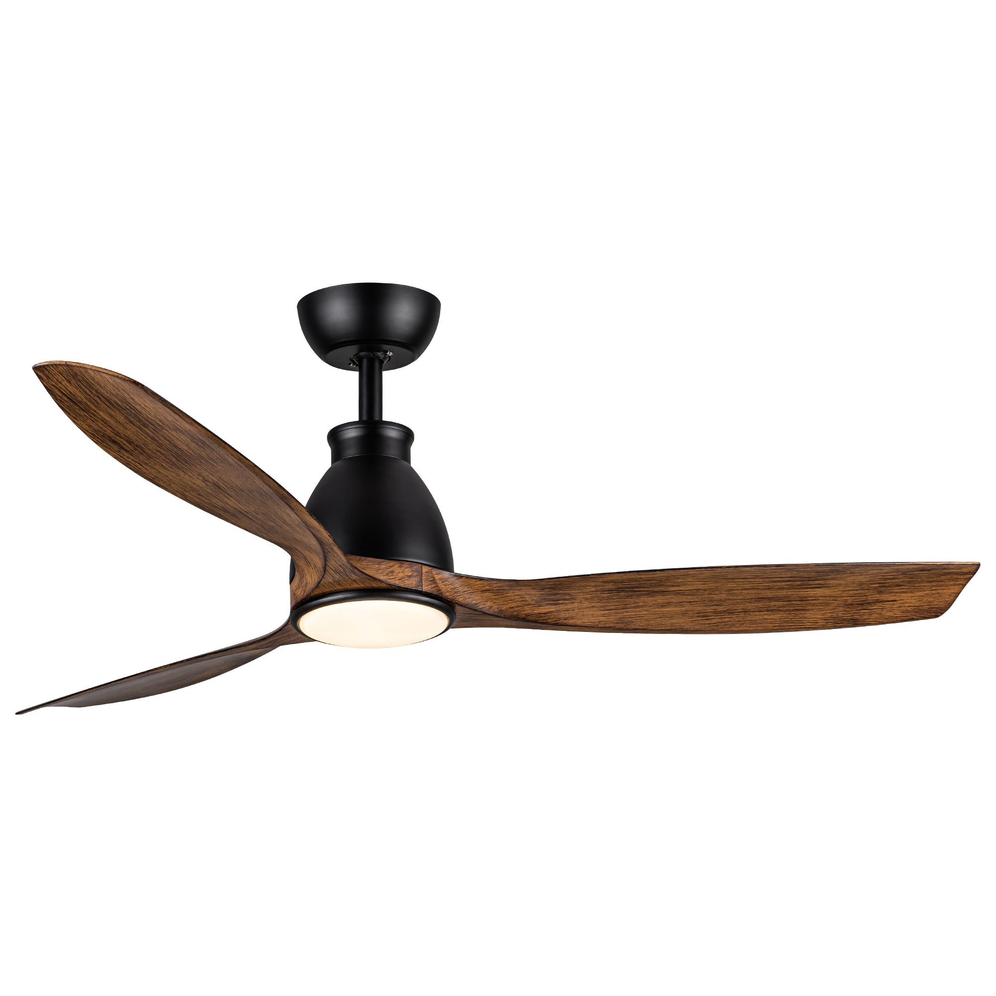 52" Ceiling Fan Light with Wood Grain Blade