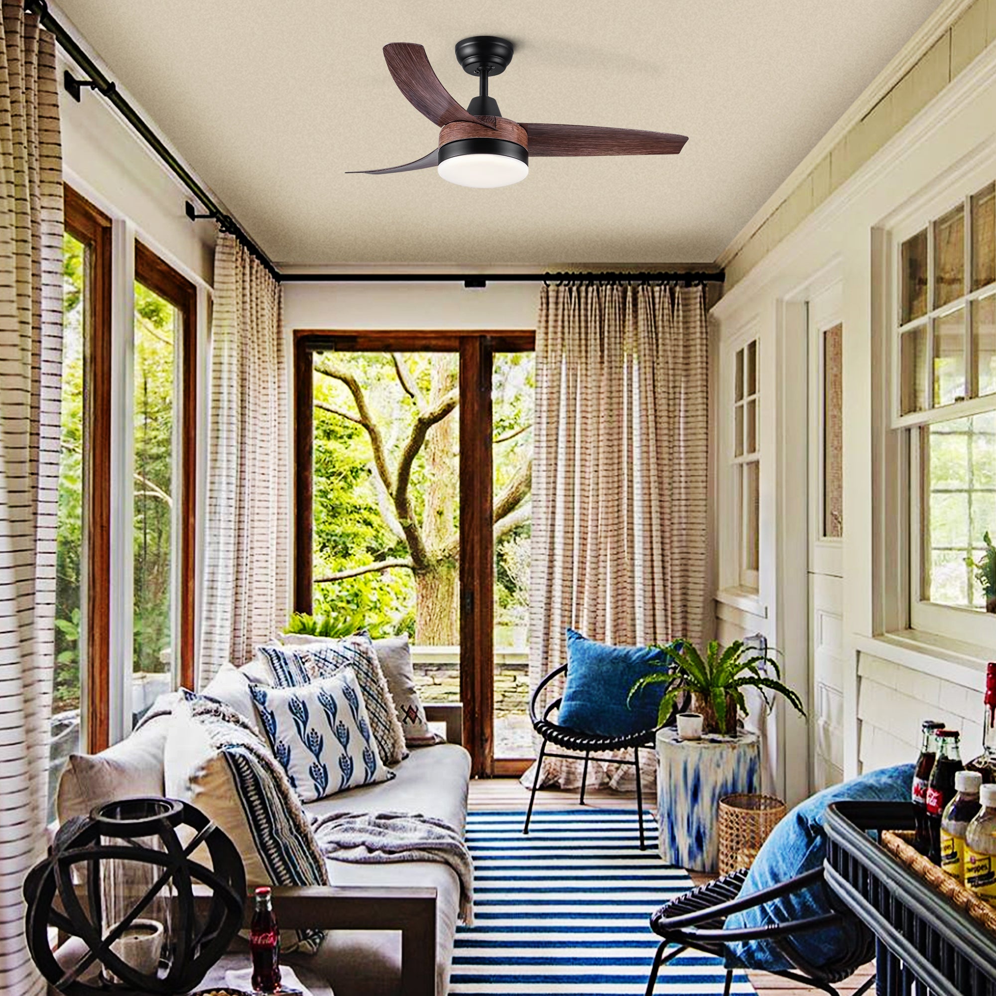 42" Ceiling Fan Light with Remote Control