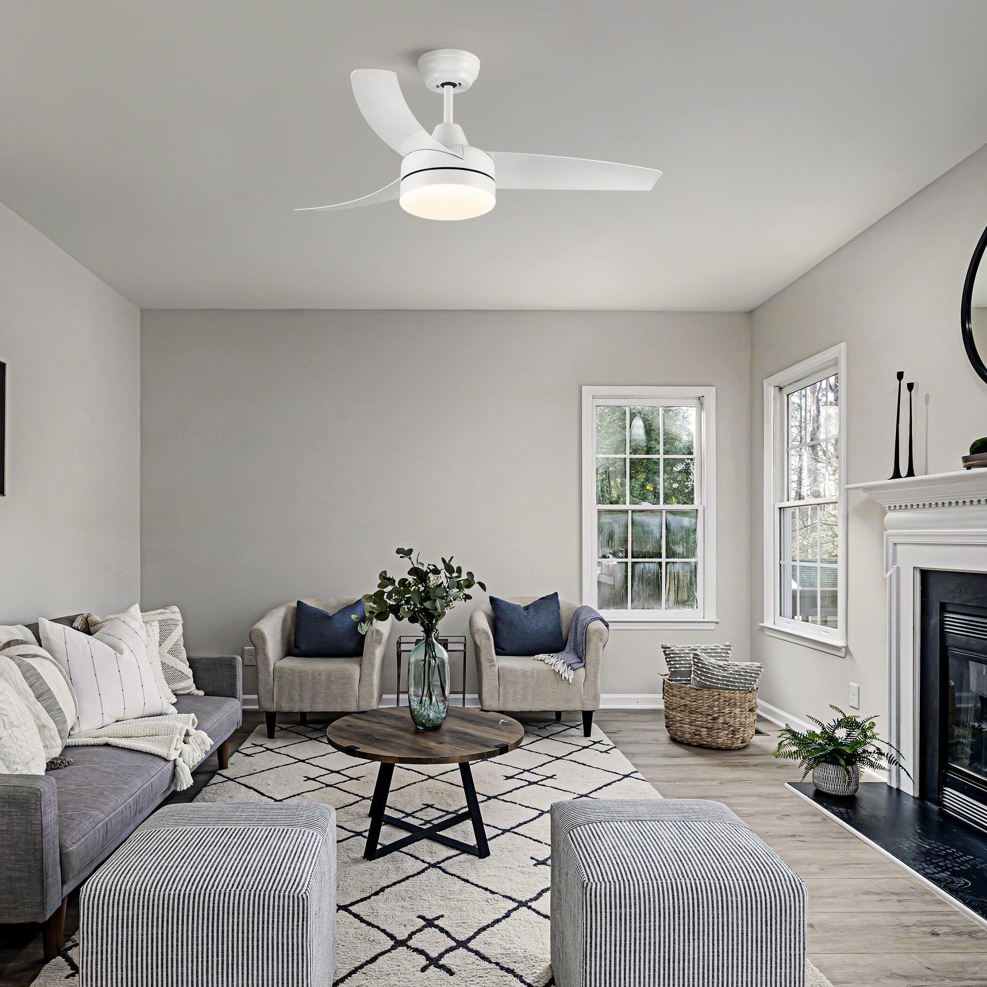 42" Ceiling Fan Light with Remote Control