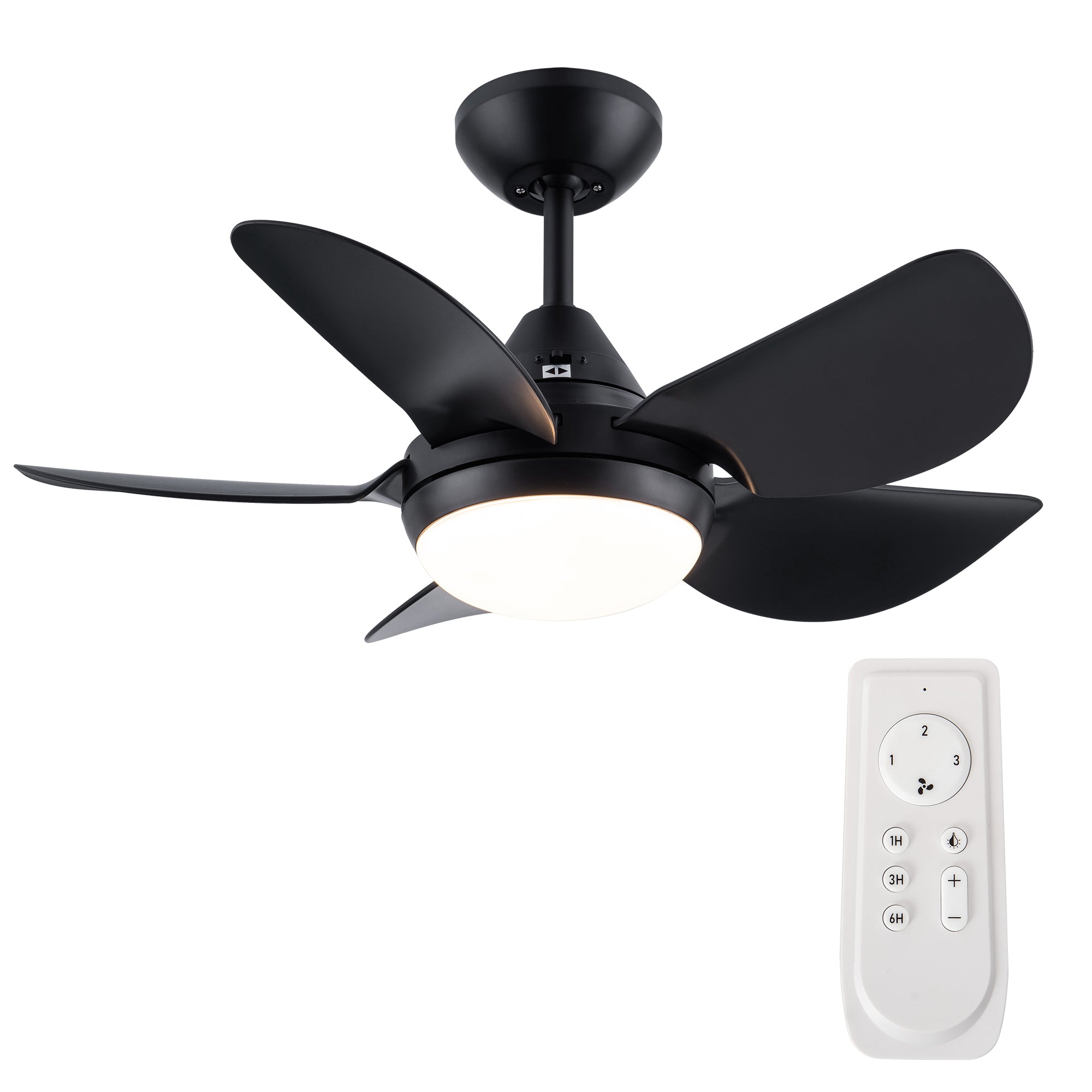 30" Ceiling Fan Light with Remote Control