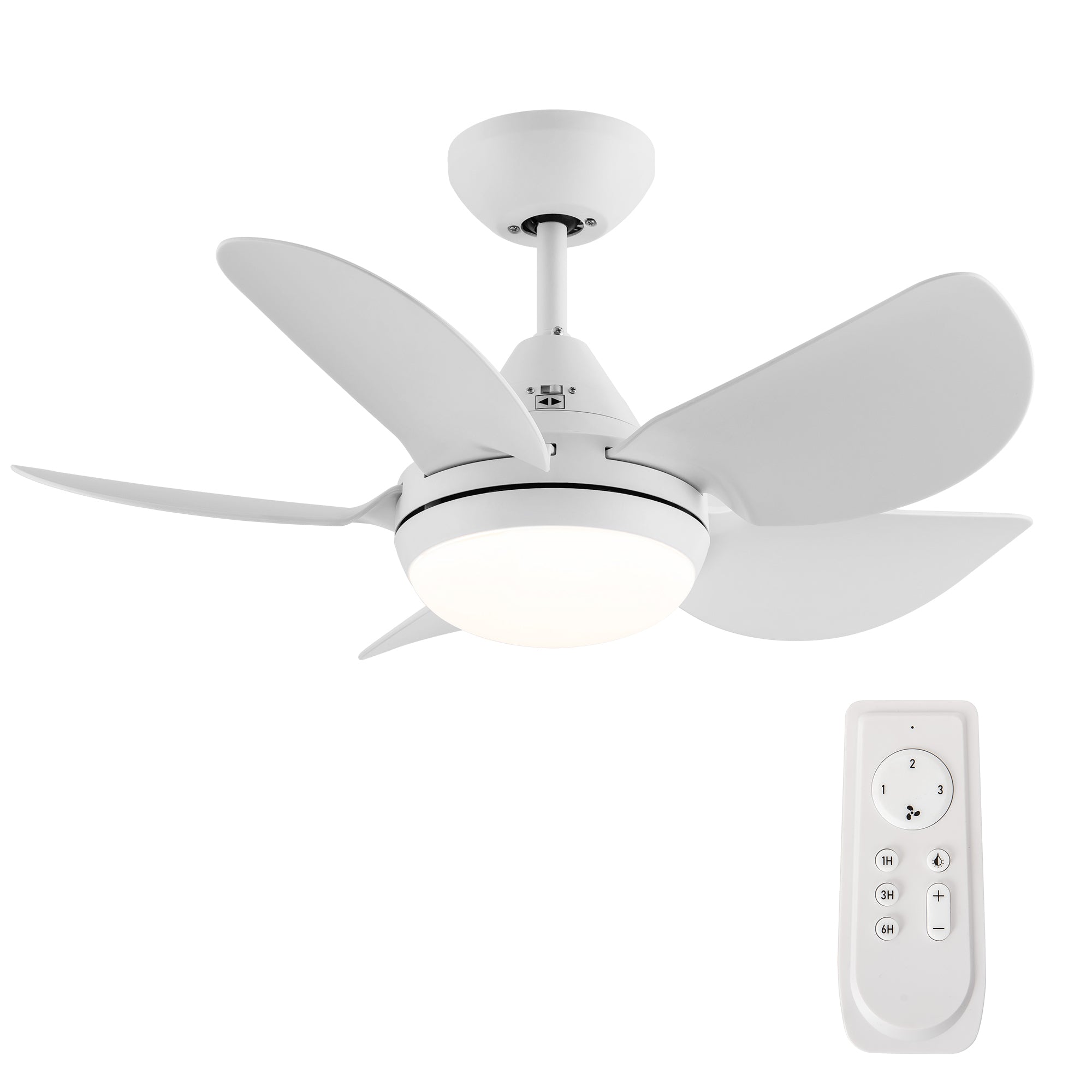30" Ceiling Fan Light with Remote Control