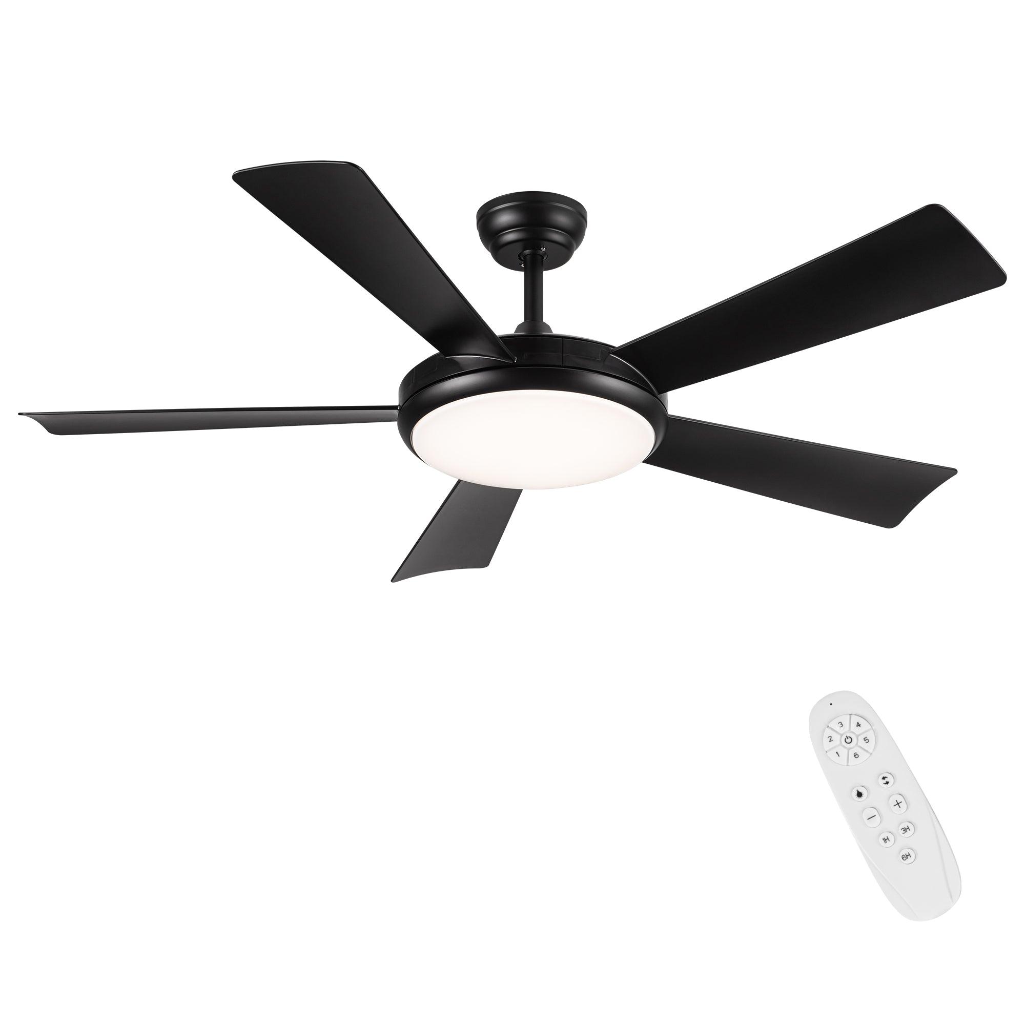 52" Ceiling Fan Light with Remote Control
