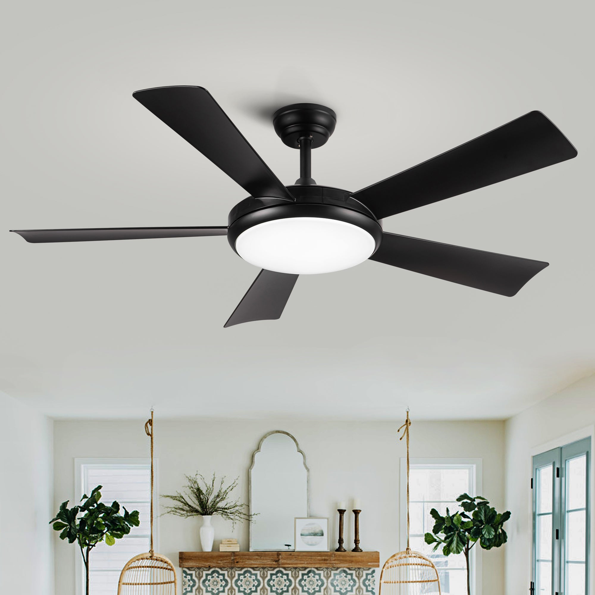 52" Ceiling Fan Light with Remote Control