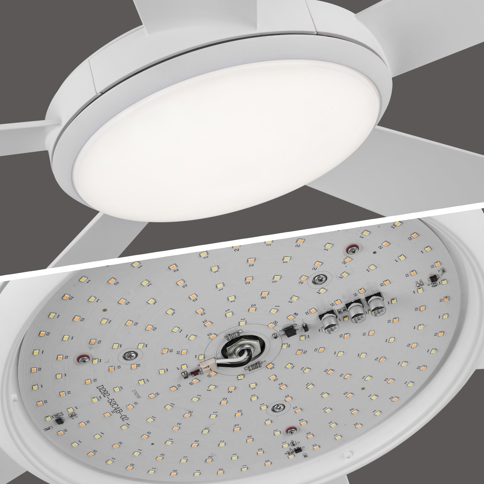 52" Ceiling Fan Light with Remote Control