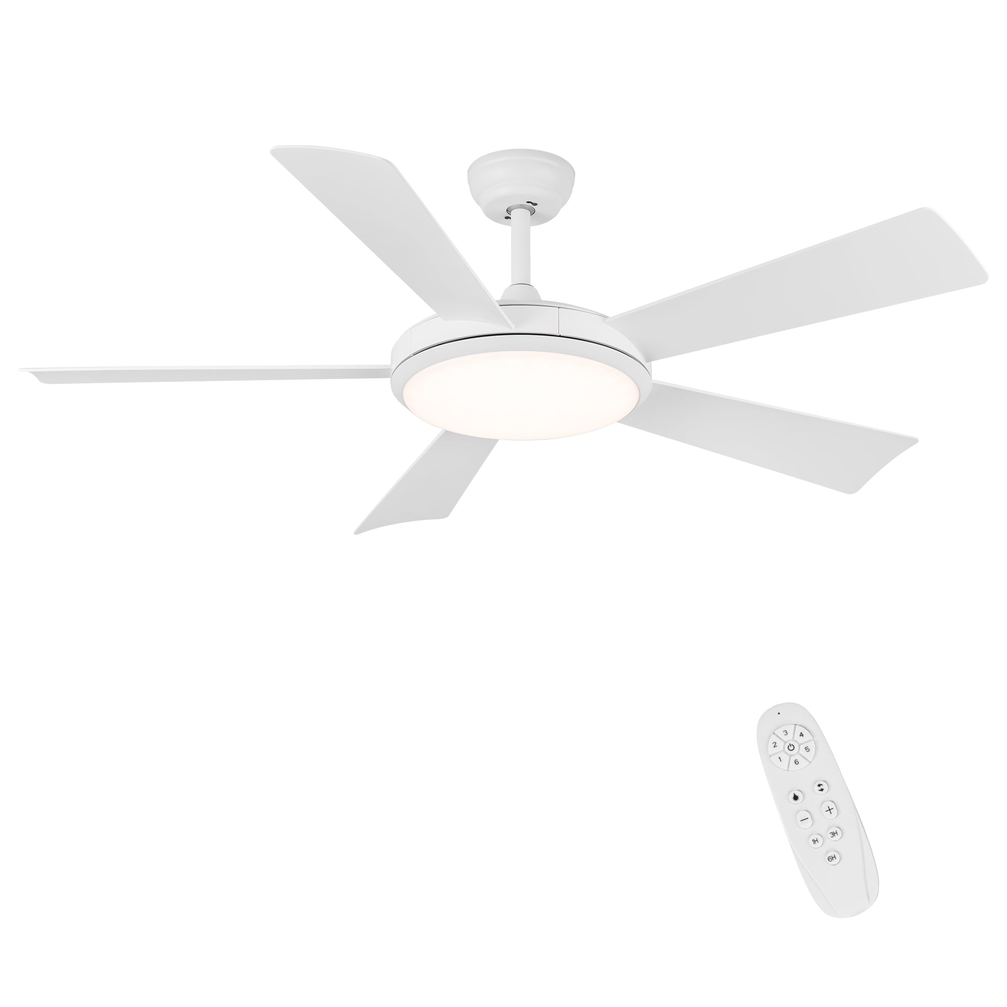 52" Ceiling Fan Light with Remote Control