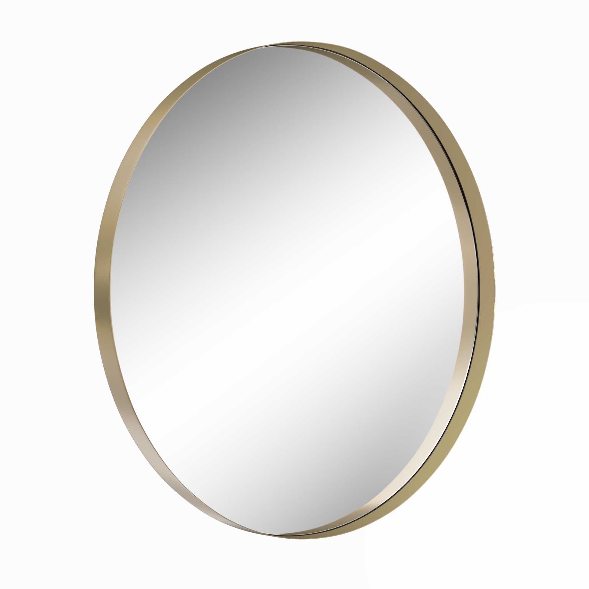 Round Framed Wall Mounted Bathroom Vanity Mirror