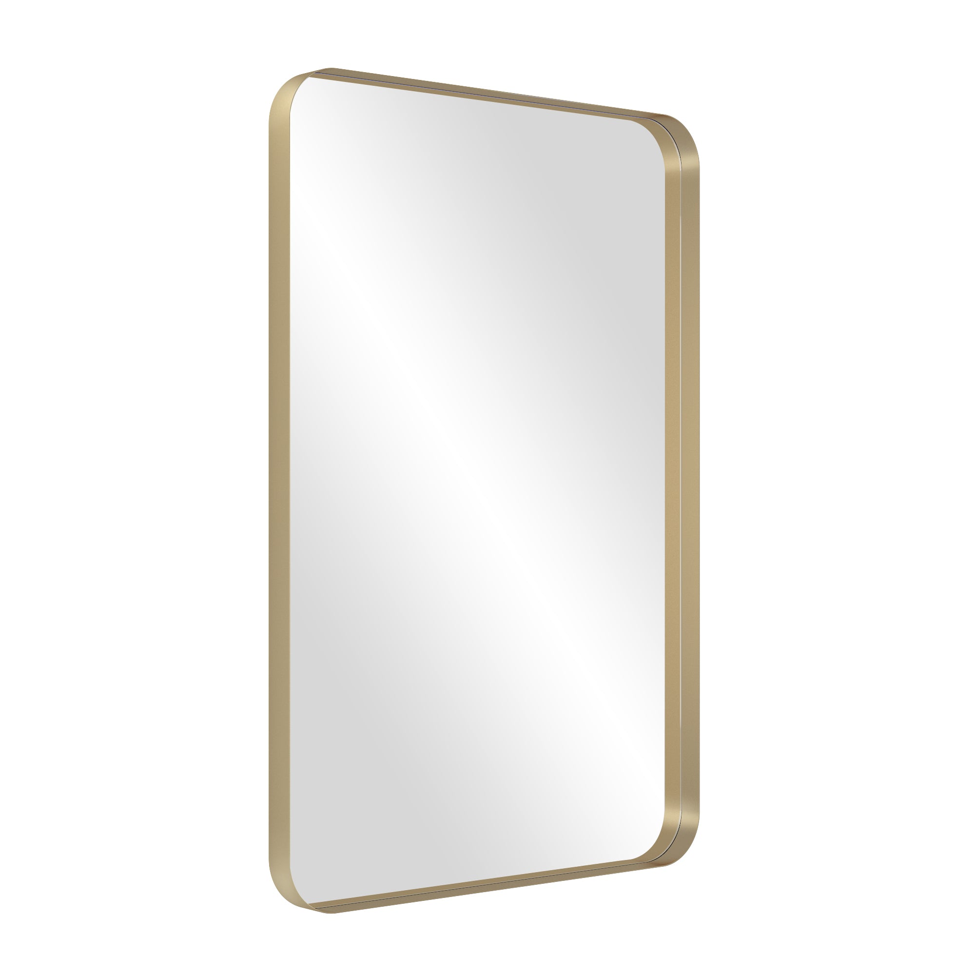 Rectangular Framed Wall Mounted Bathroom Vanity Mirror