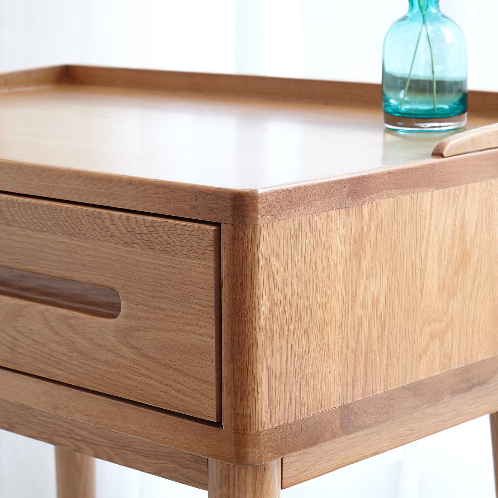 24 inches Solid Wood Table Desk with Storage Drawer