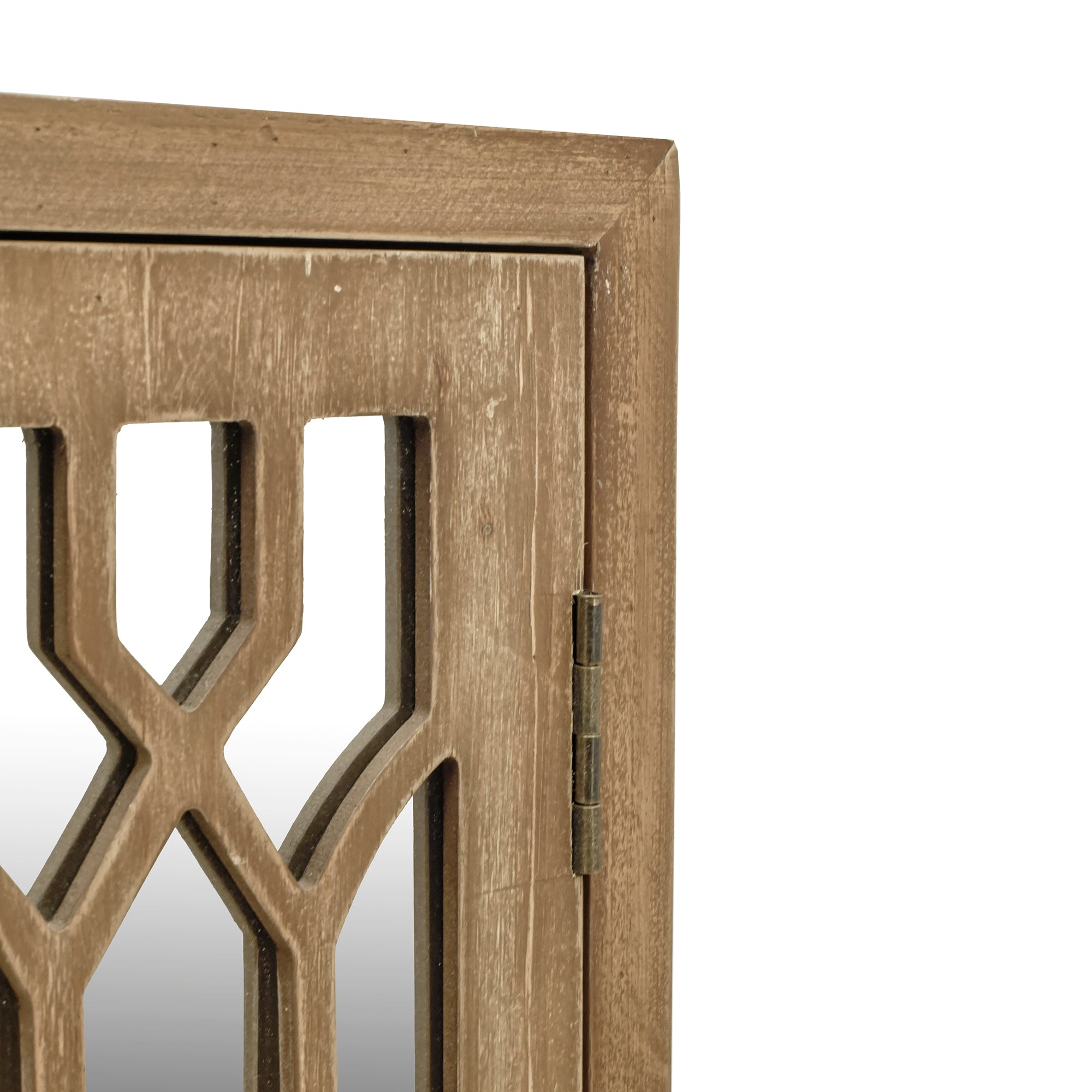 29" Tall Wood 2-door Accent Cabinet in Natural