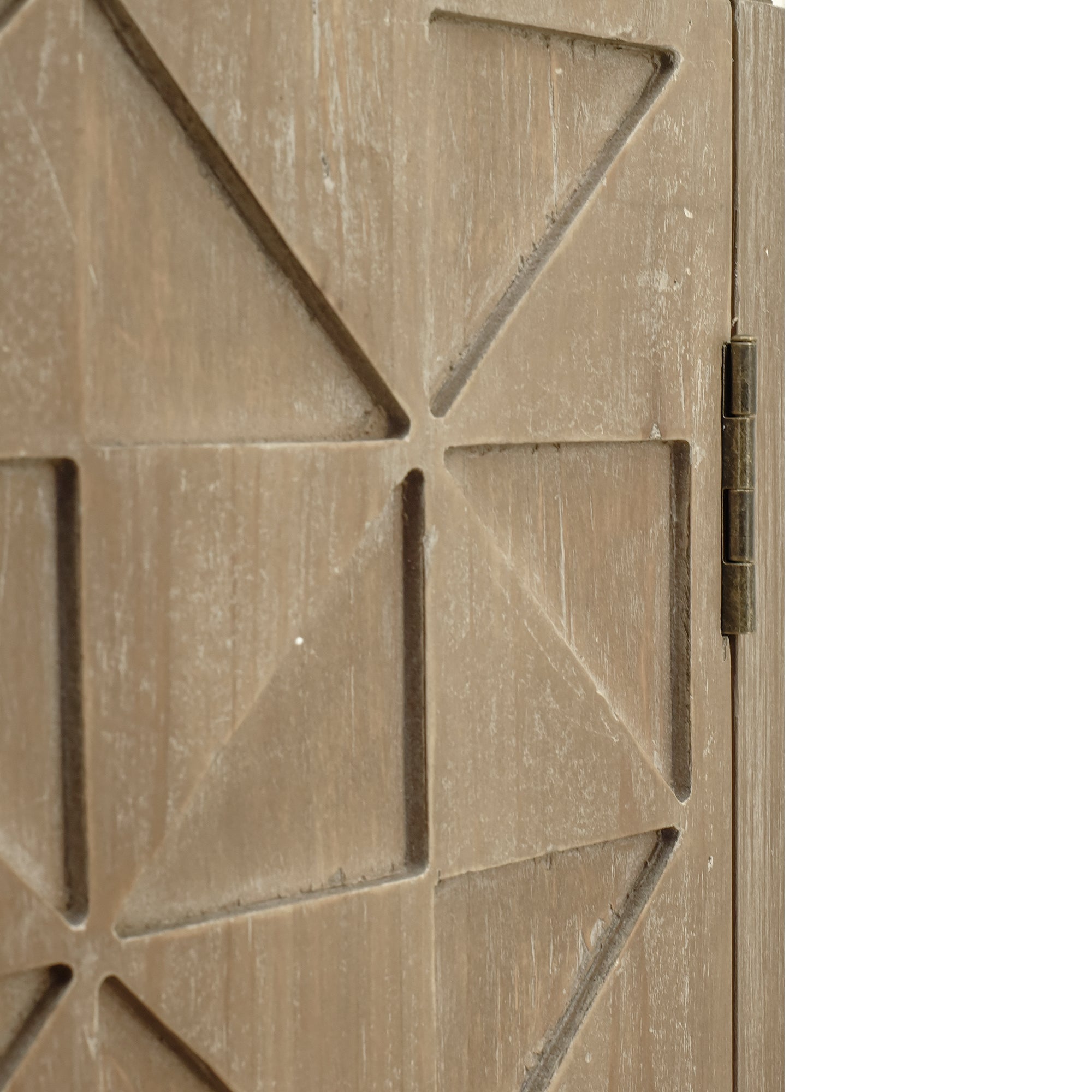 29" Tall Wood 2-door Accent Cabinet in Natural