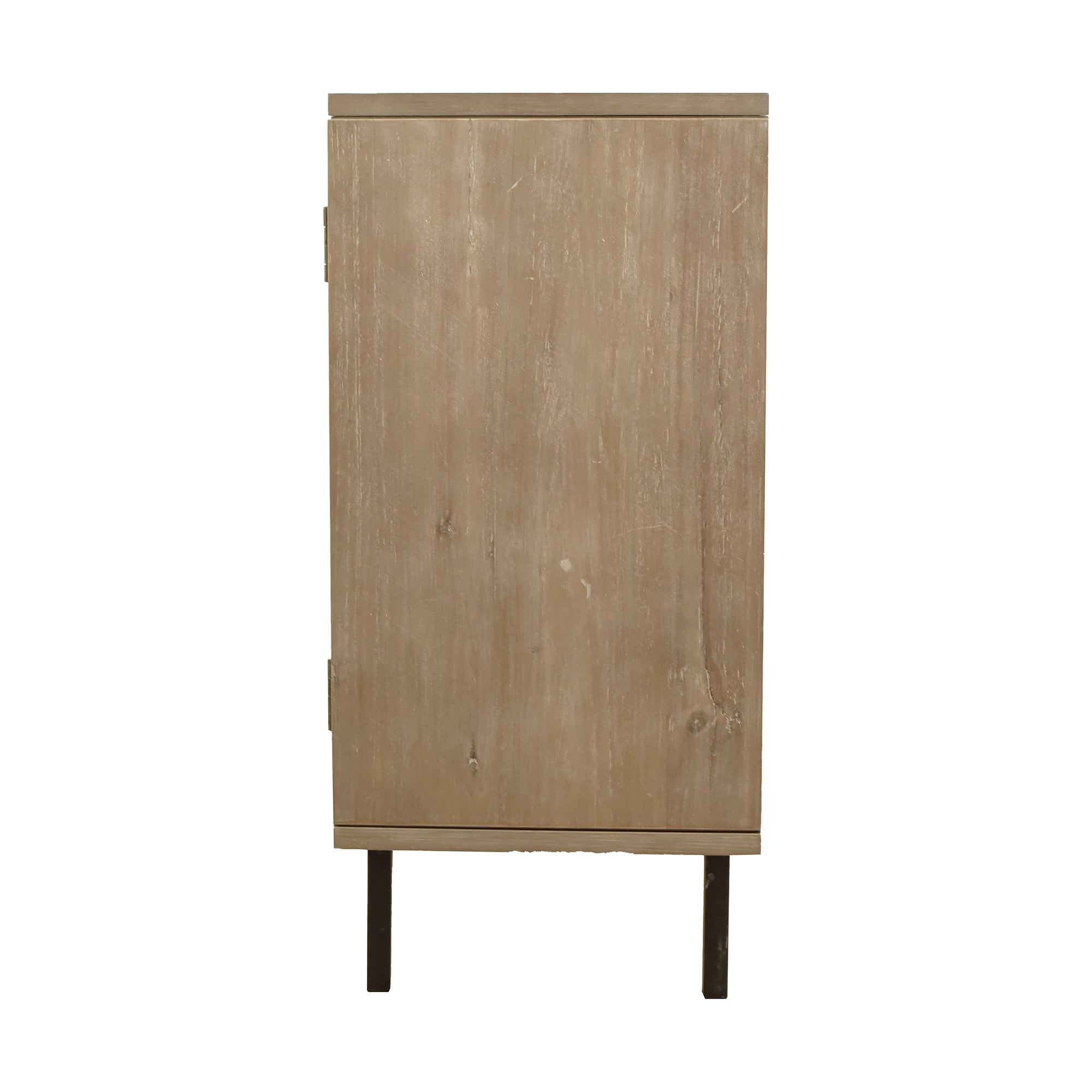 29" Tall Wood 2-door Accent Cabinet in Natural