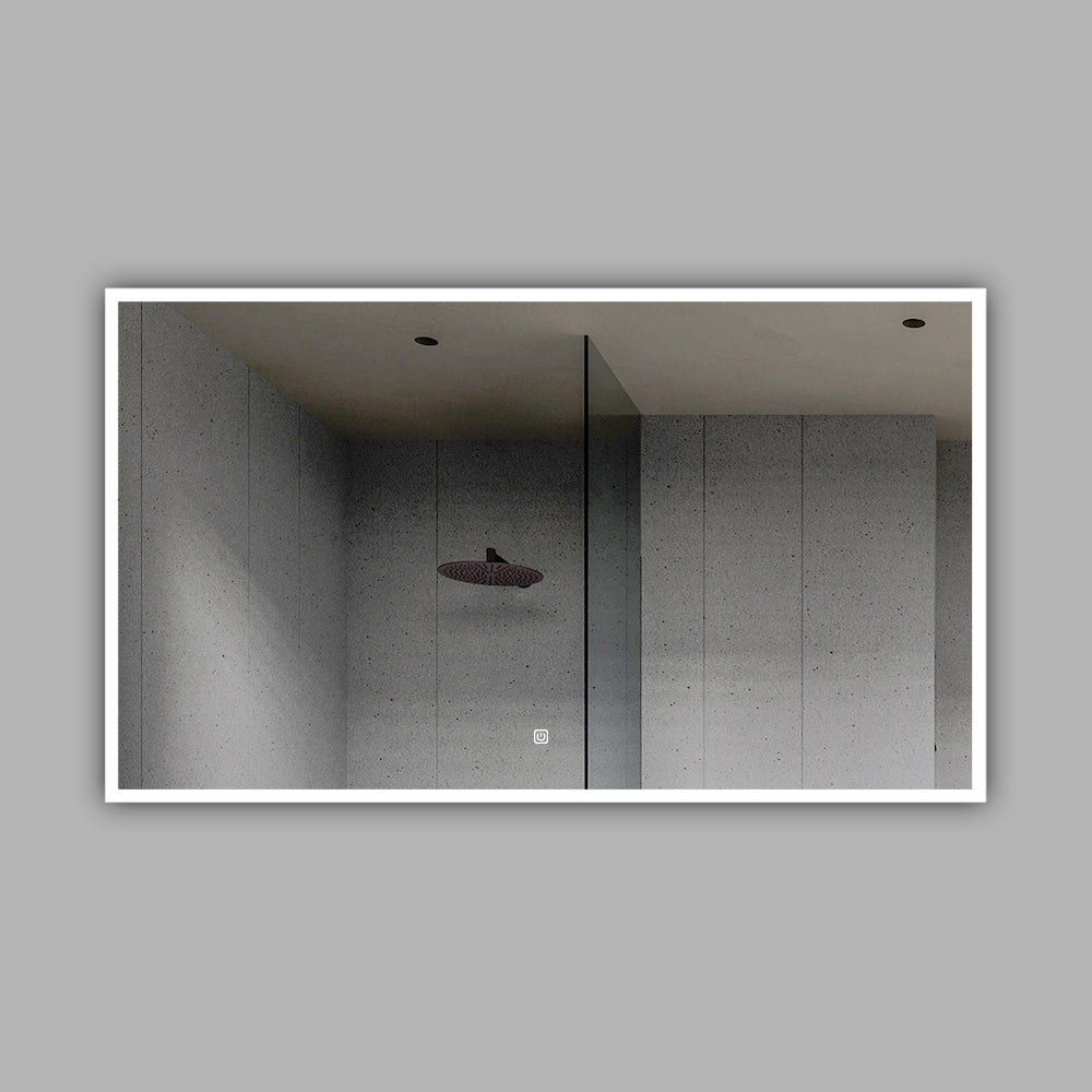 3041Rectangular Frameless Wall-Mount Anti-Fog LED Light Bathroom Vanity Mirror