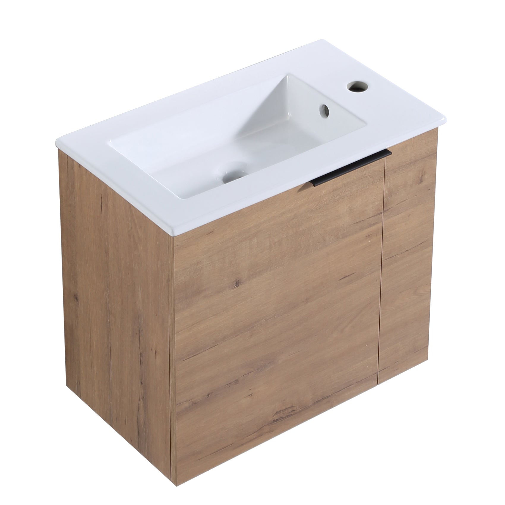 Staykiwi Floating Bathroom Vanity with Sink Set 22 Inch, Single Sink Wall-Mounted Bathroom Vanity with Soft Close Door