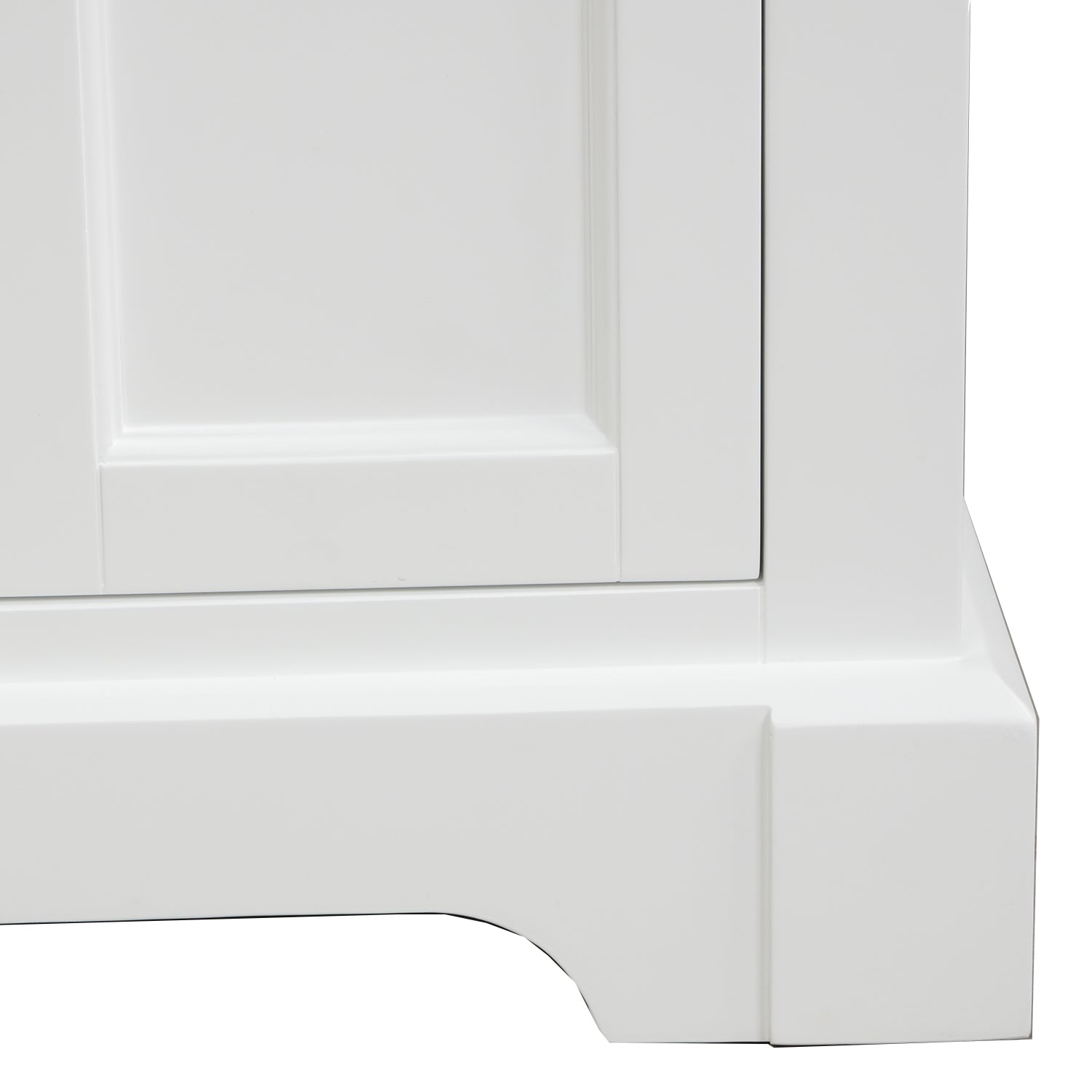 30 in. W x 22 in. D x 33 in. H Bath Vanity in White with Carrara White Marble Top