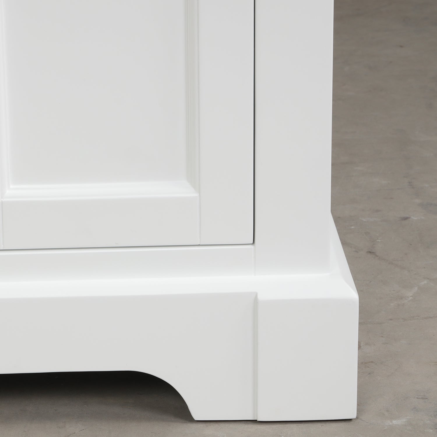 36 in. W x 22 in. D x 33 in. H Bath Vanity in White with Carrara White Marble Top